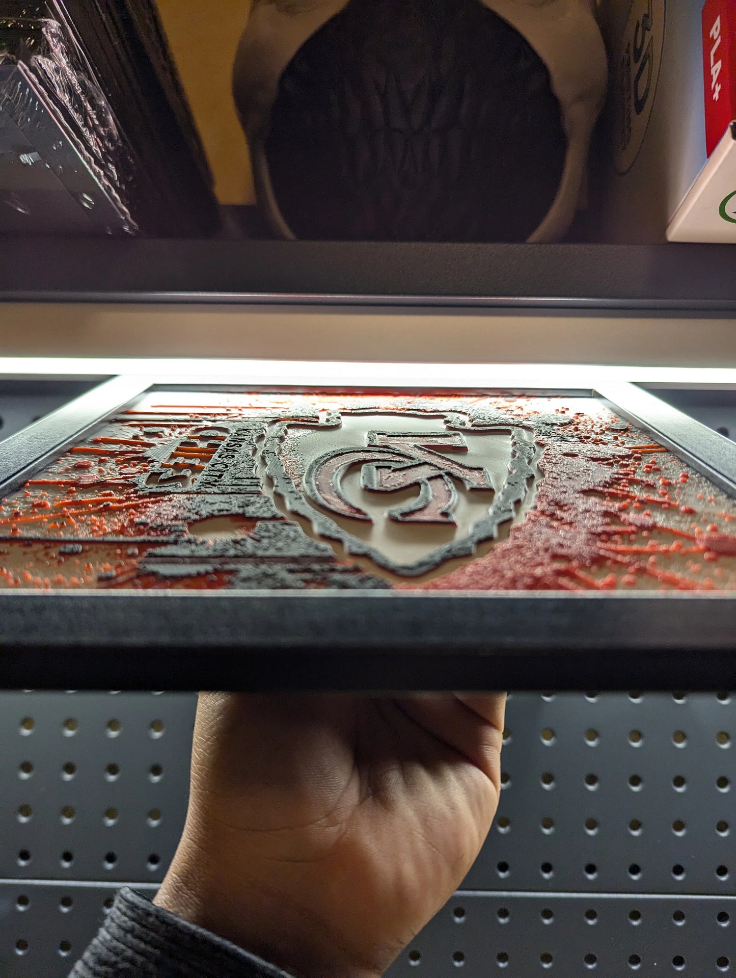 Kansas City Chiefs Wall/Desk Decor, Hueforge