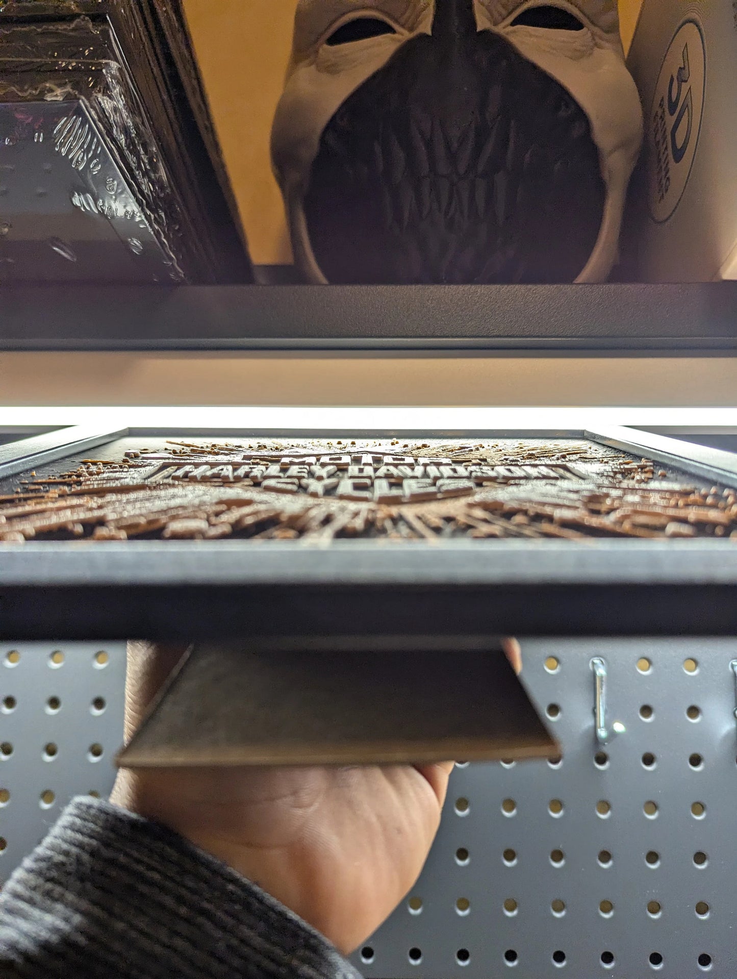 Harley Davidson Wall/Desk Decor, Hueforge