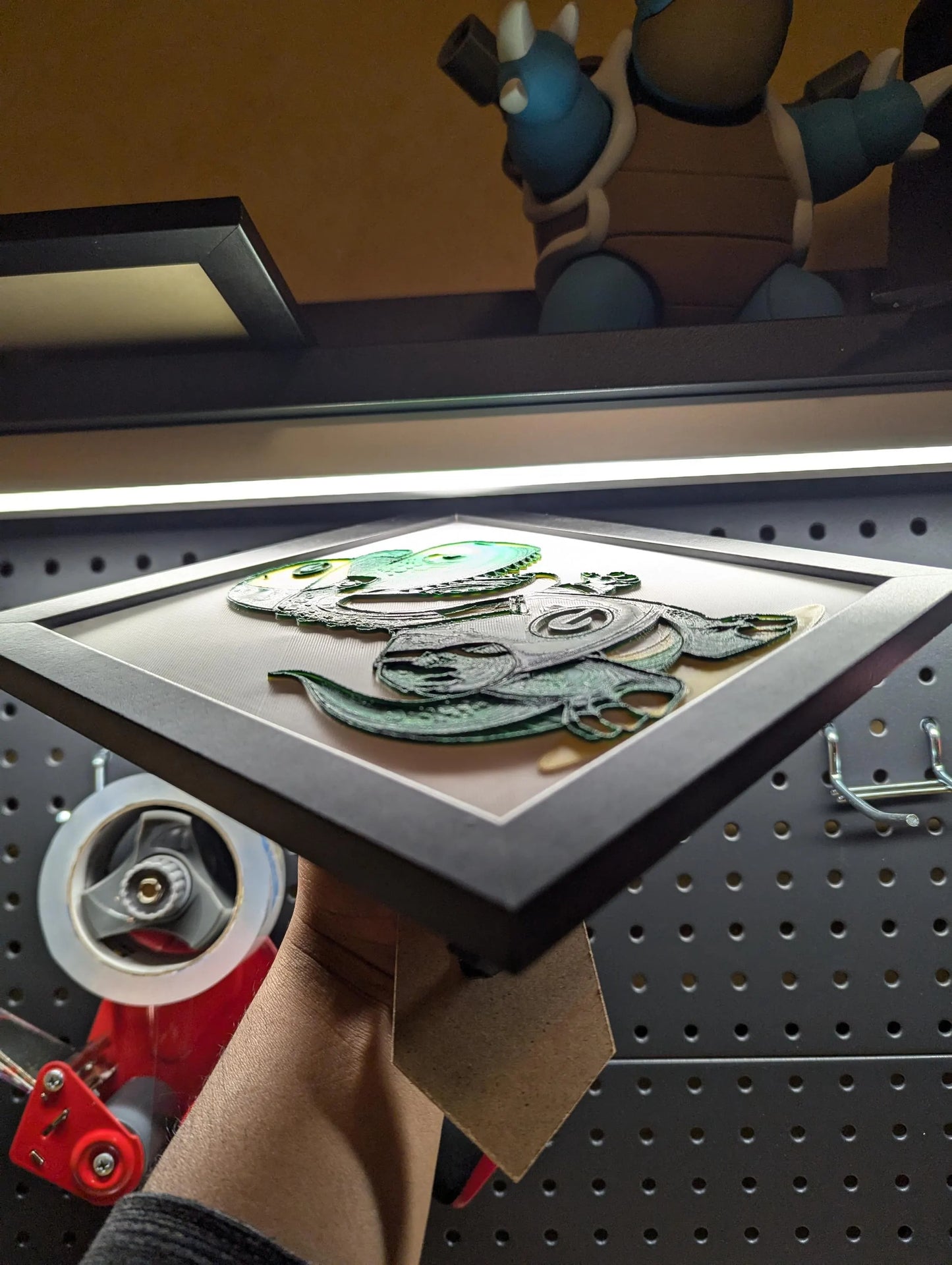 Green Bay Packers Dino Wall/Desk Decor, Hueforge