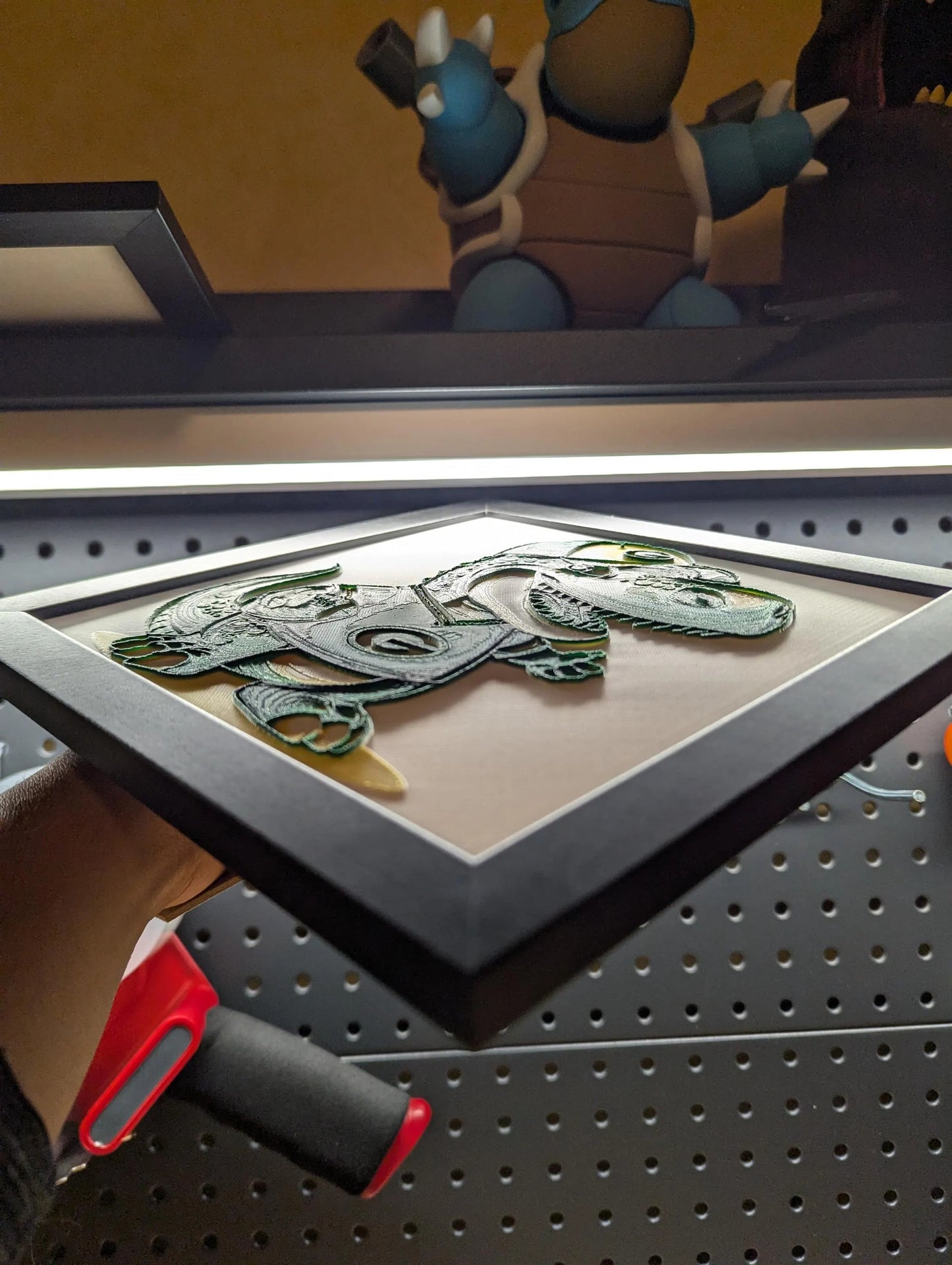 Green Bay Packers Dino Wall/Desk Decor, Hueforge