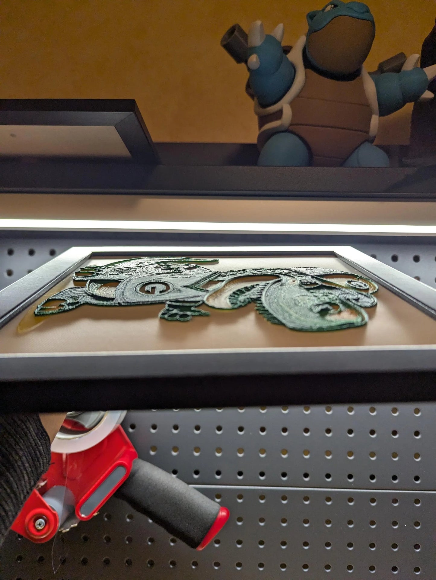 Green Bay Packers Dino Wall/Desk Decor, Hueforge