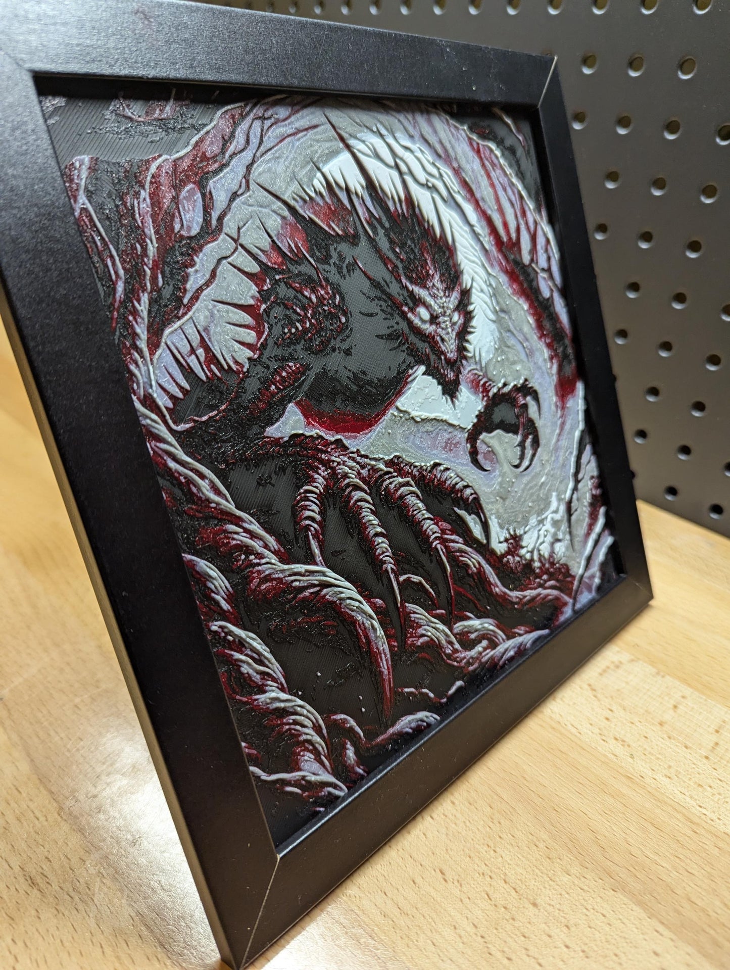 Cave Monster Wall/Desk Decor, Hueforge