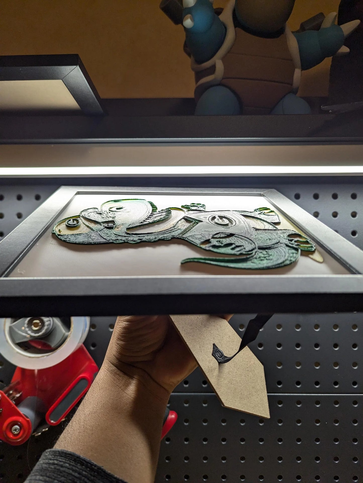 Green Bay Packers Dino Wall/Desk Decor, Hueforge