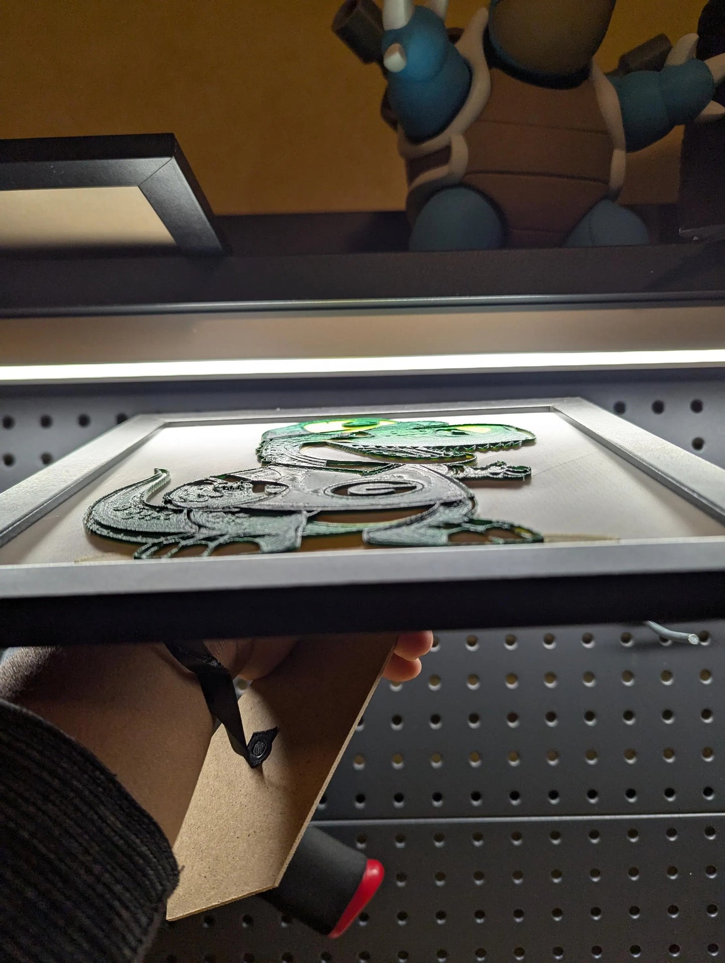 Green Bay Packers Dino Wall/Desk Decor, Hueforge