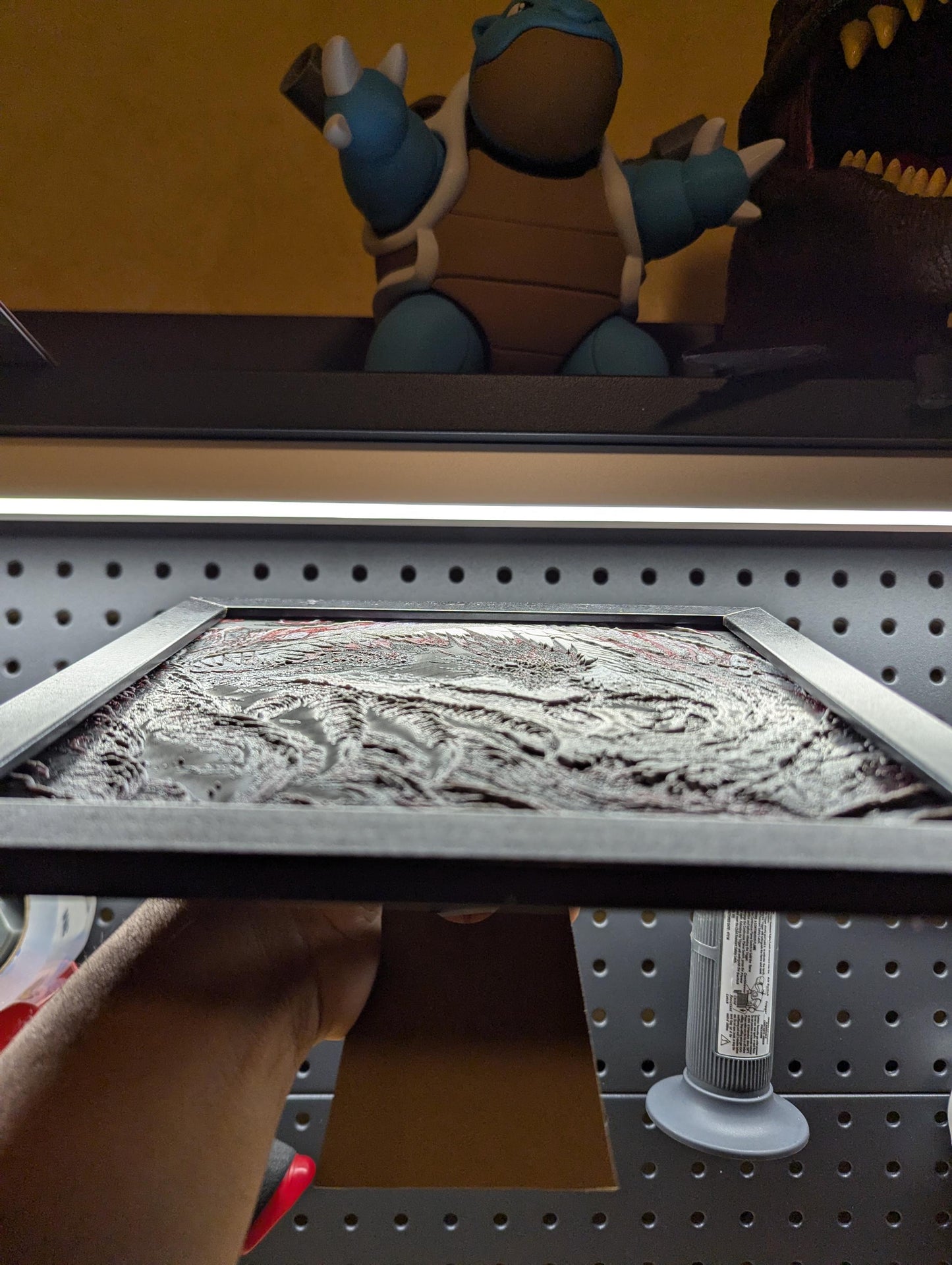 Cave Monster Wall/Desk Decor, Hueforge