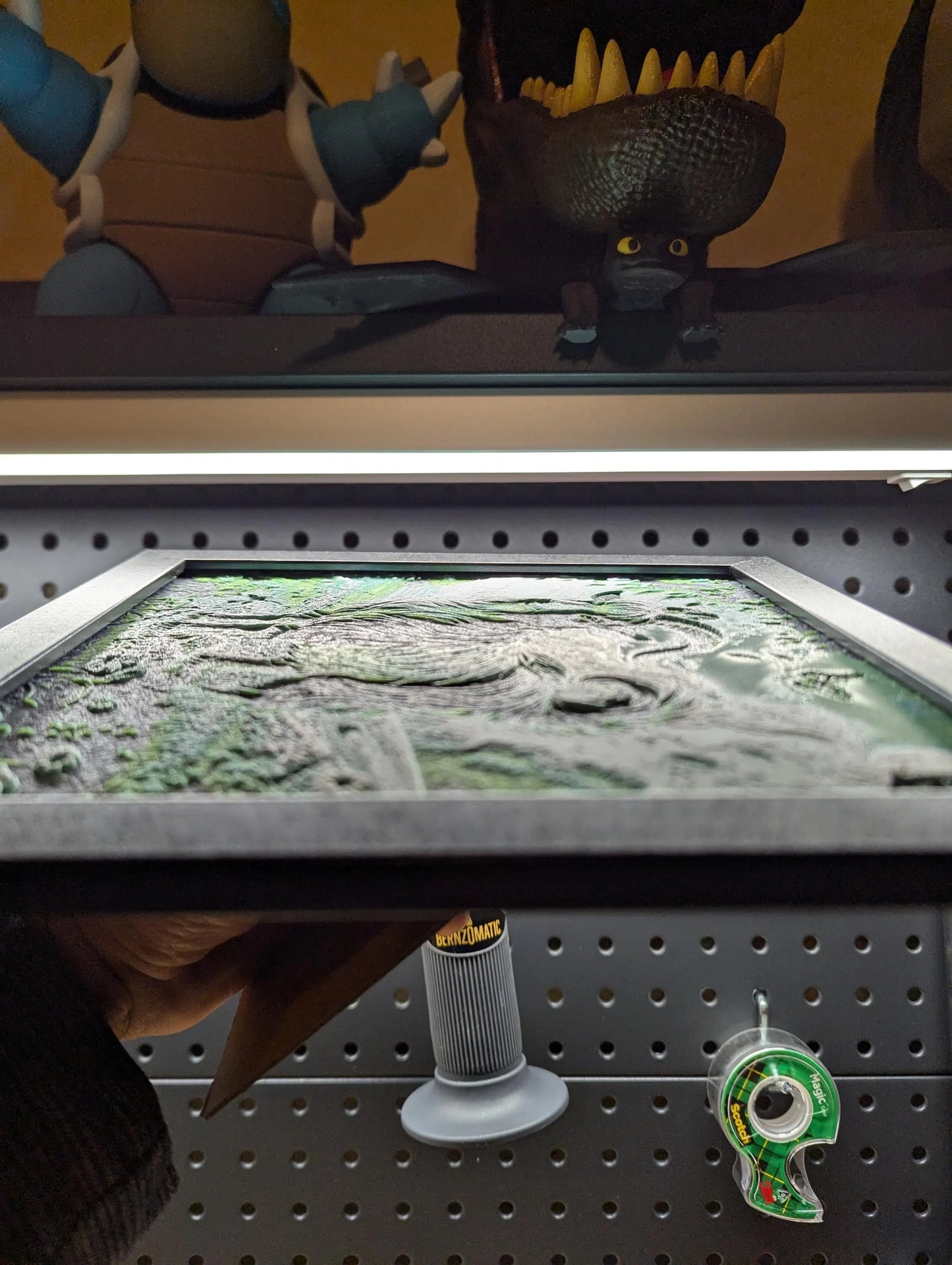 Goat Wall/Desk Decor, Hueforge