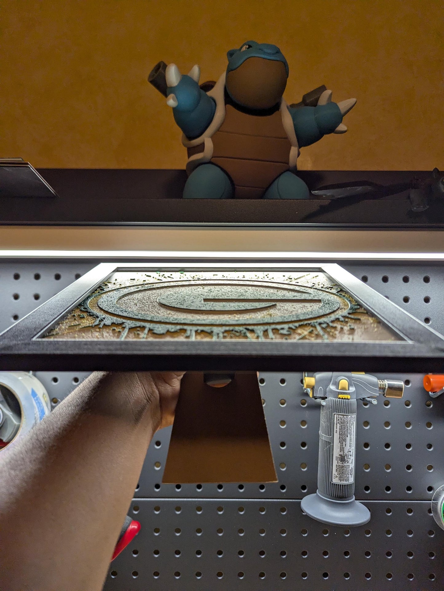 Green Bay Packers Logo Wall/Desk Decor, Hueforge