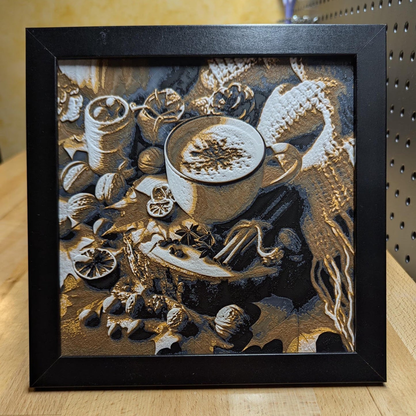 Fall Coffee Wall/Desk Decor, Hueforge