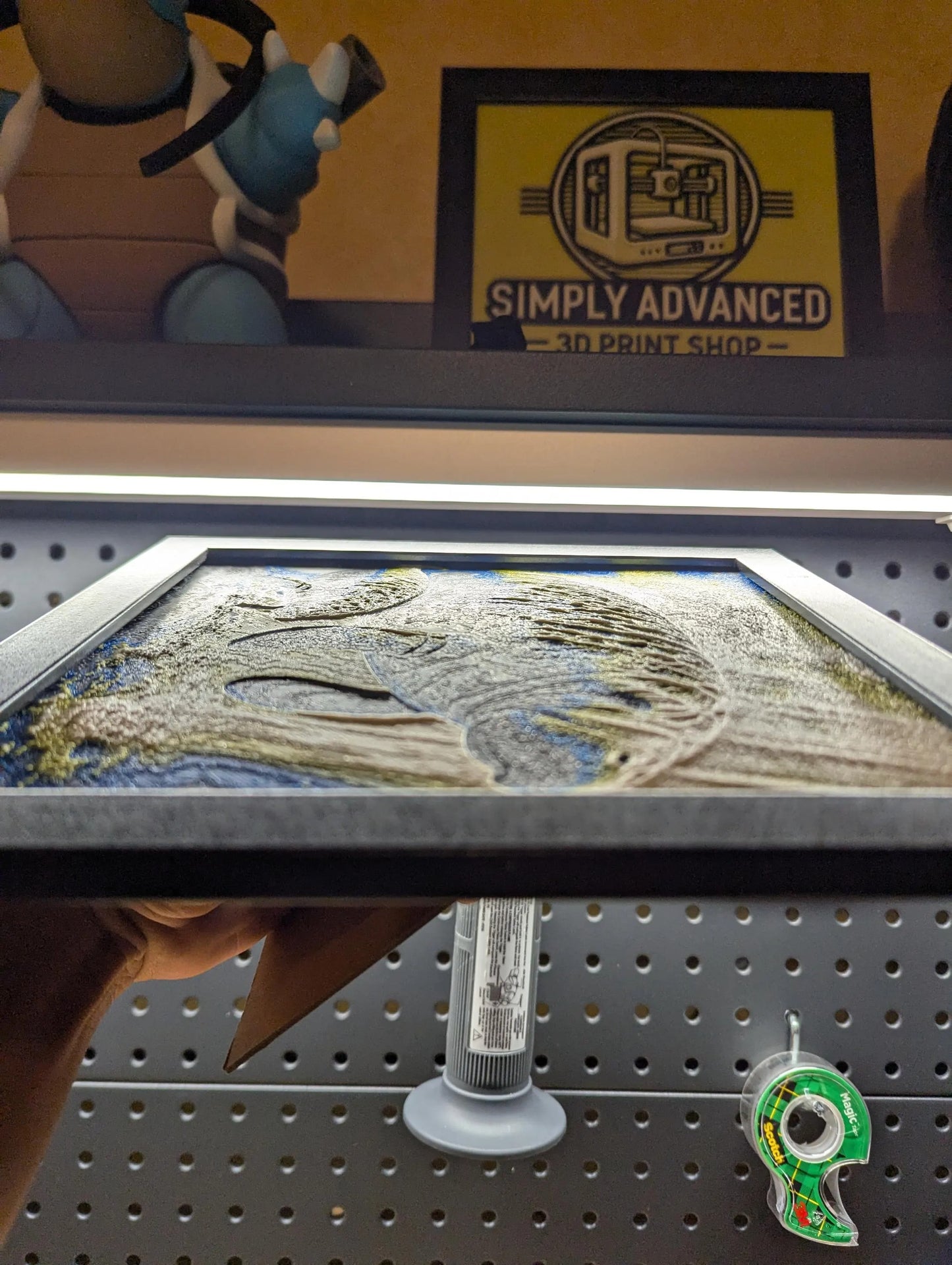 Manatee Wall/Desk Decor, Hueforge