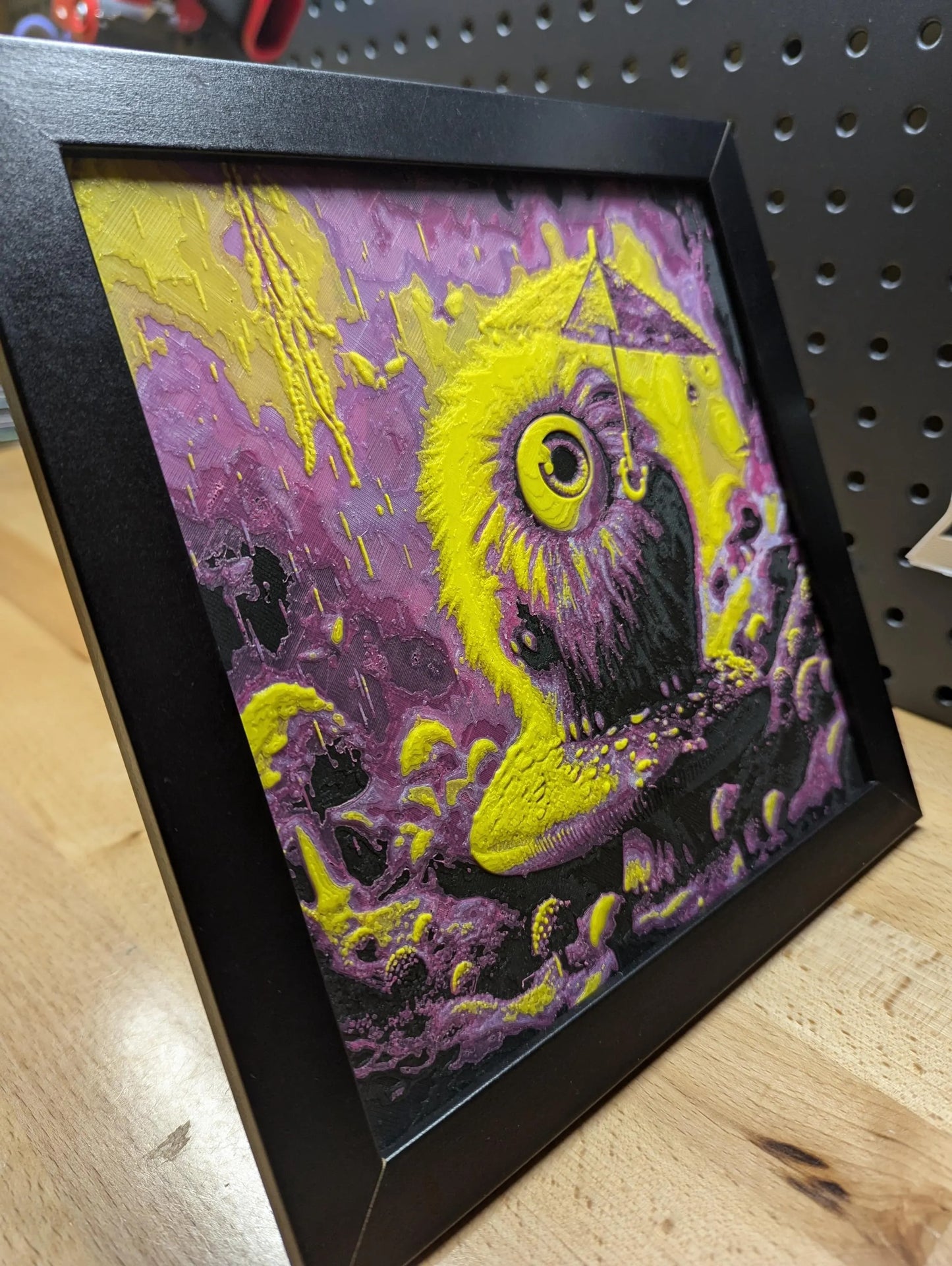 Friendly Monster Wall/Desk Decor, Hueforge