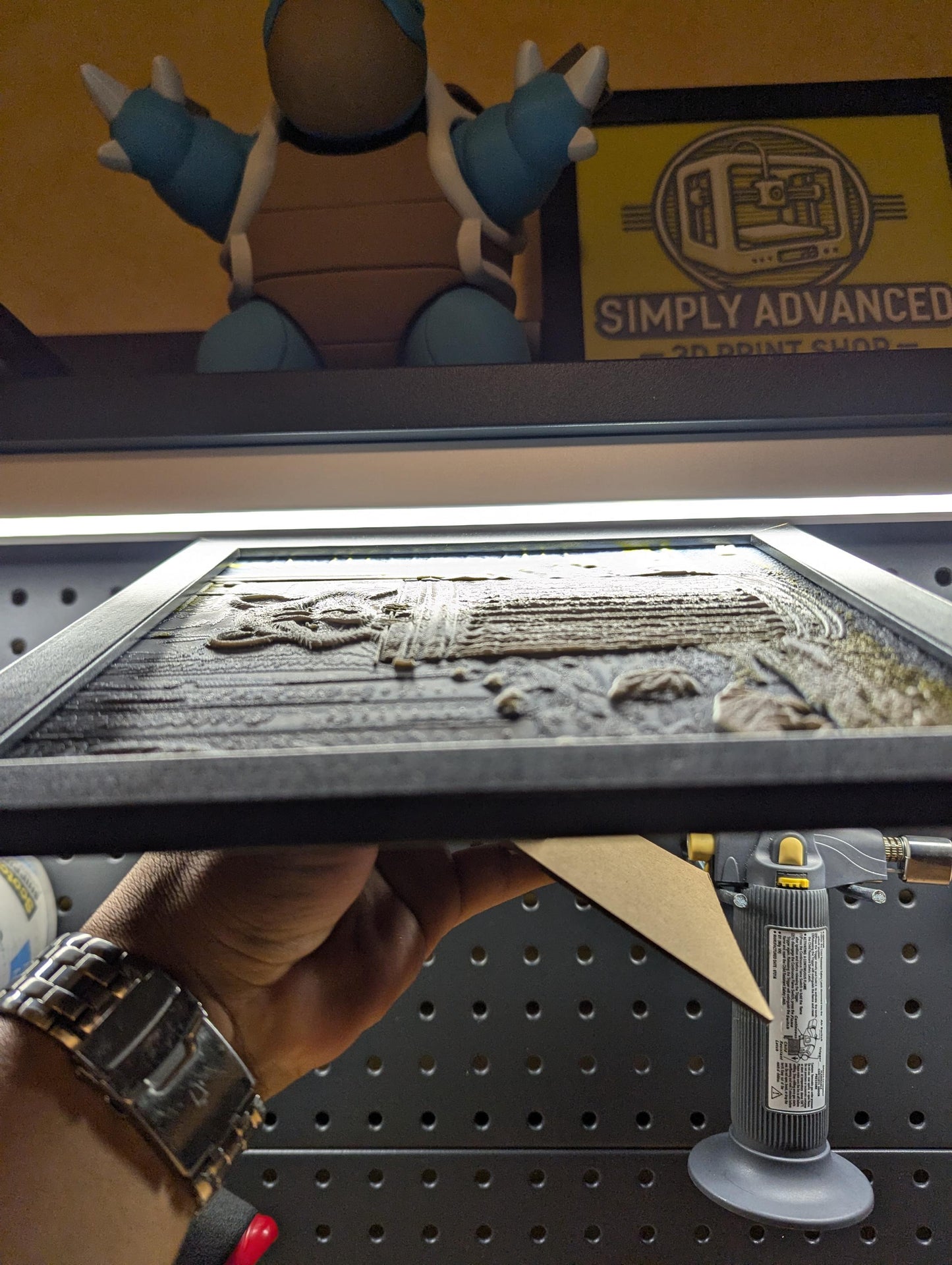 Racoon Wall/Desk Decor, Hueforge