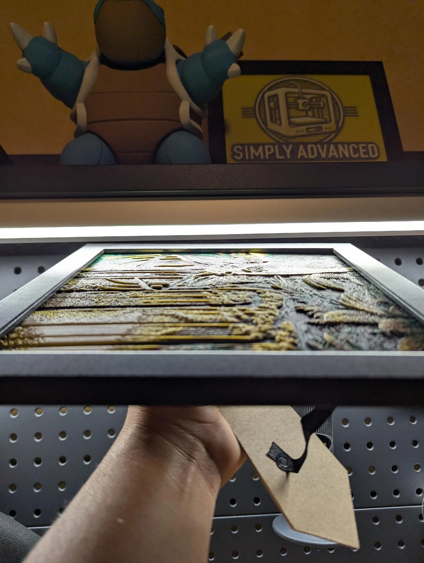 Buck Wall/Desk Decor, Hueforge