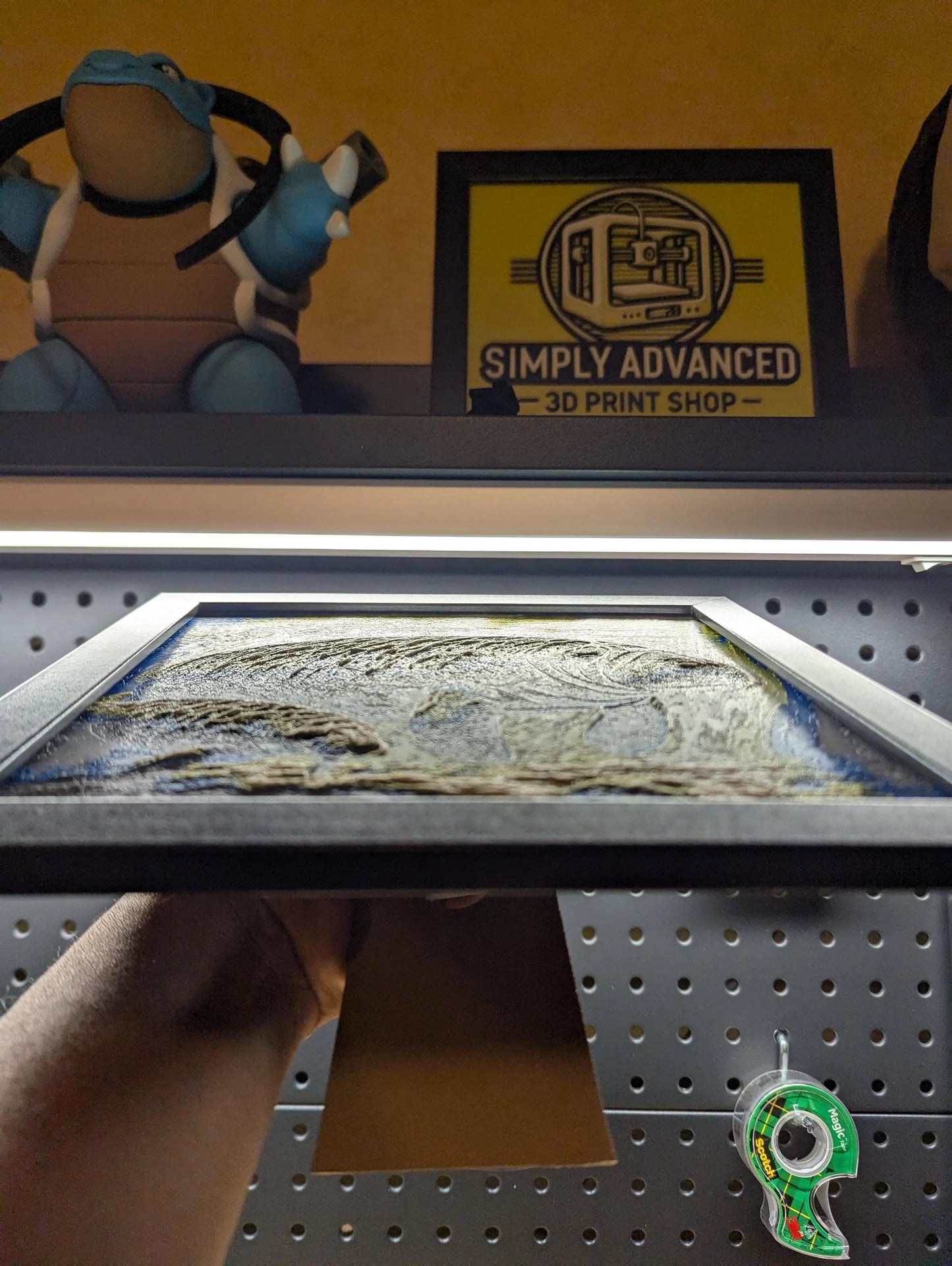 Manatee Wall/Desk Decor, Hueforge
