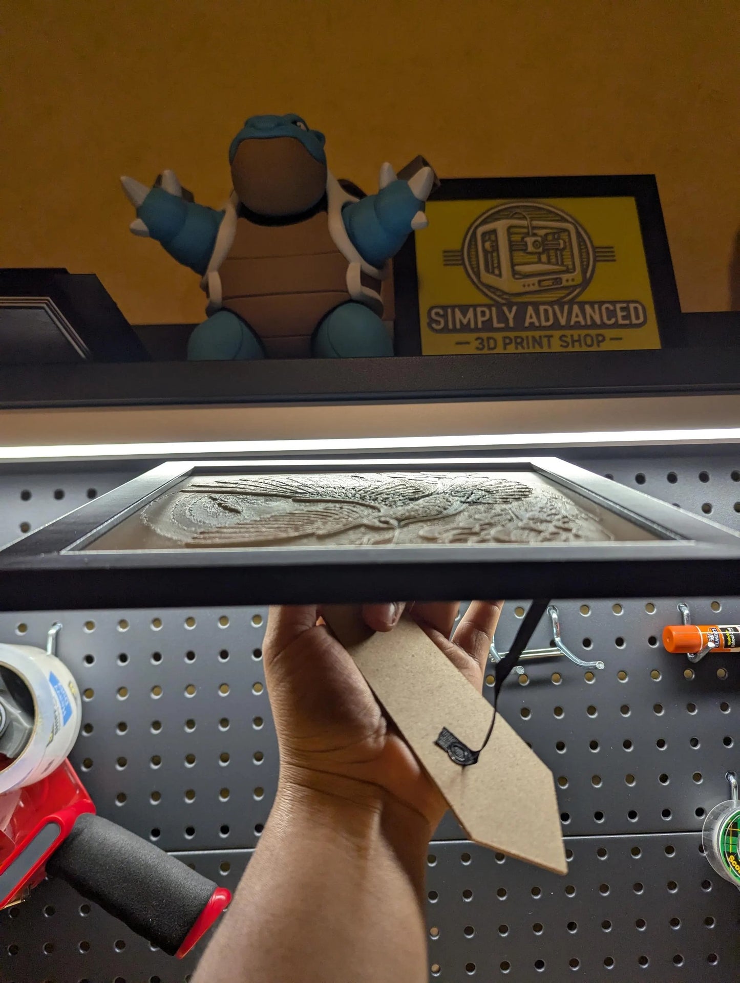 Dove Wall/Desk Decor, Hueforge