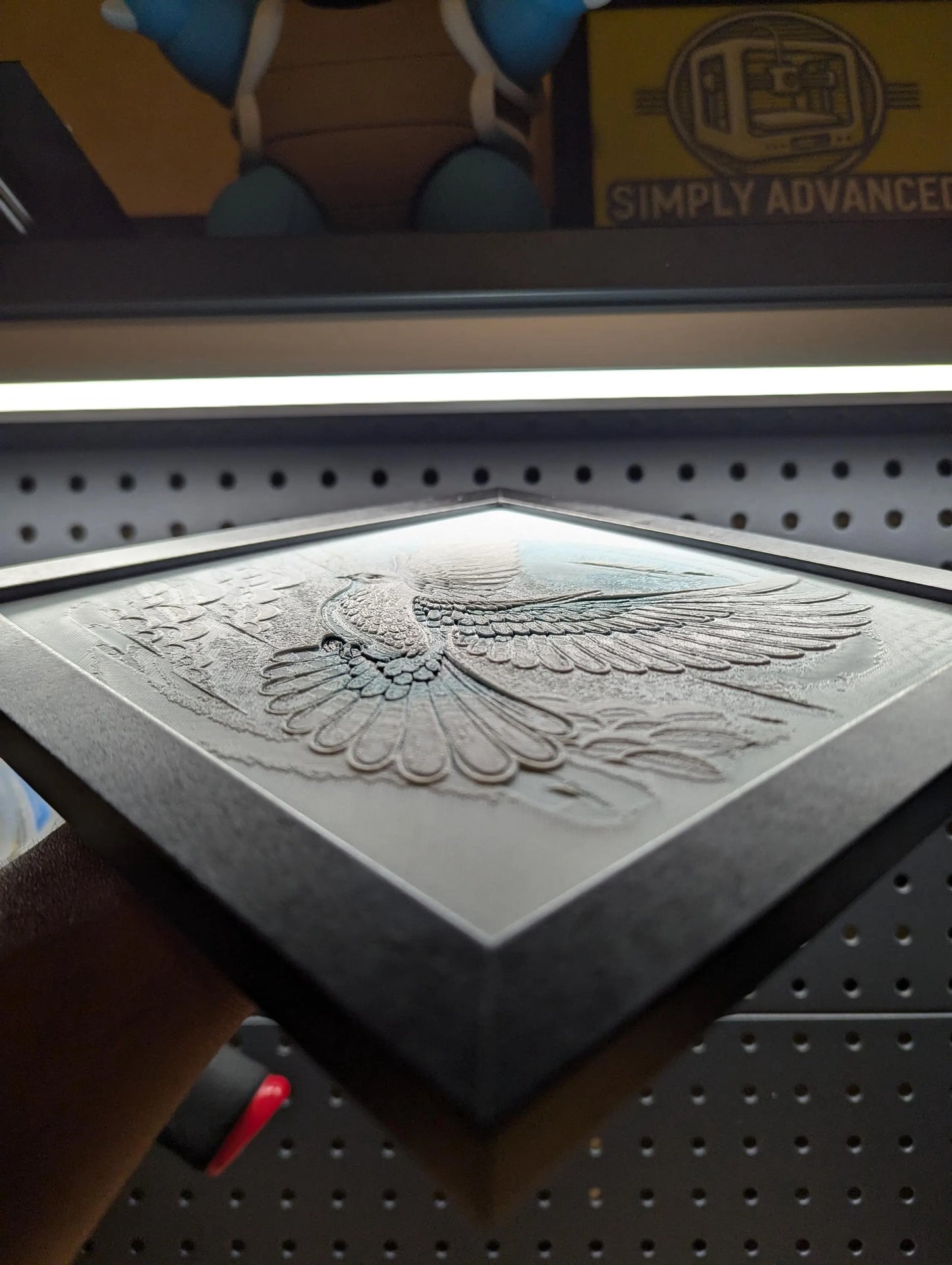 Dove Wall/Desk Decor, Hueforge