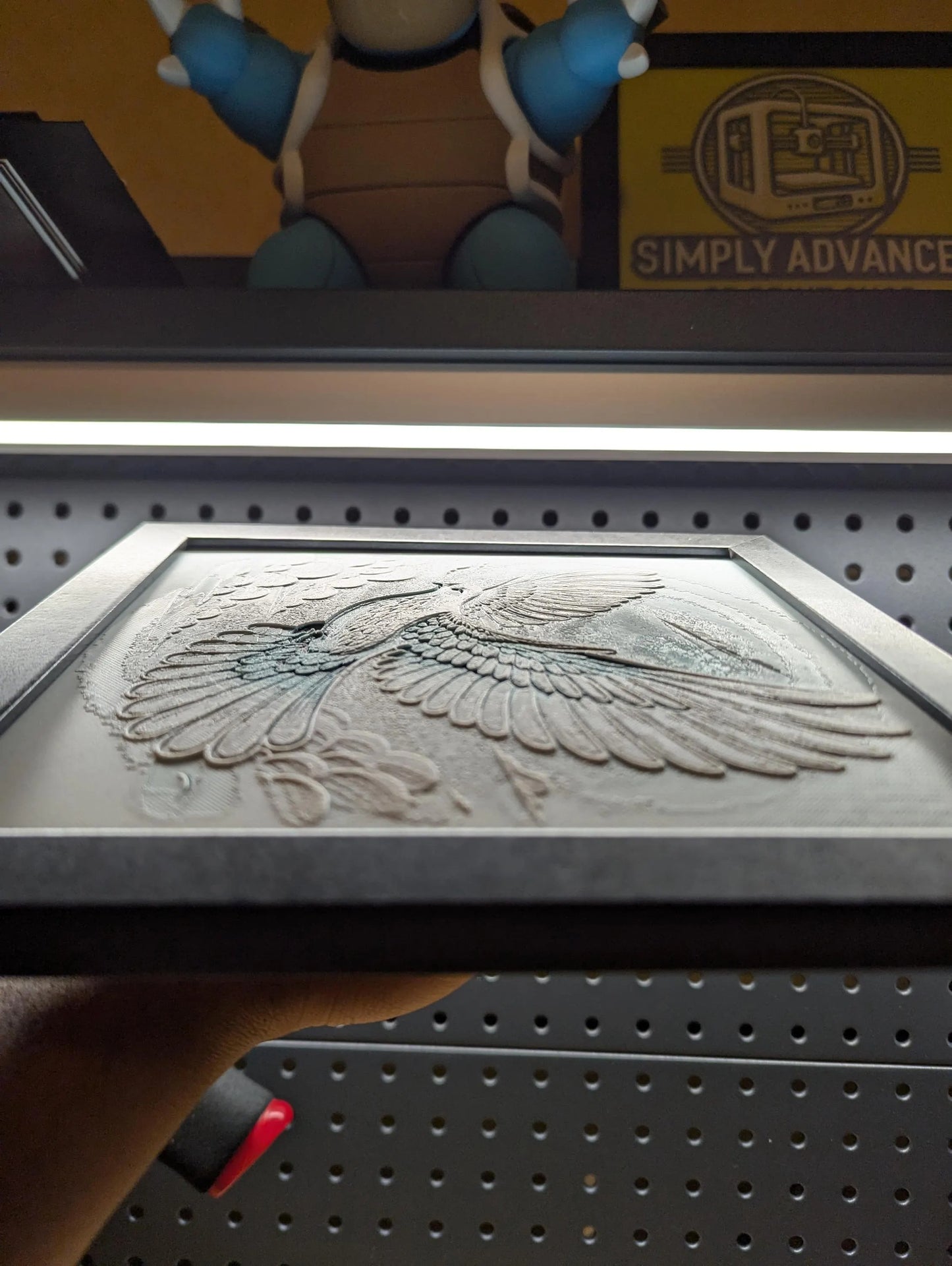 Dove Wall/Desk Decor, Hueforge