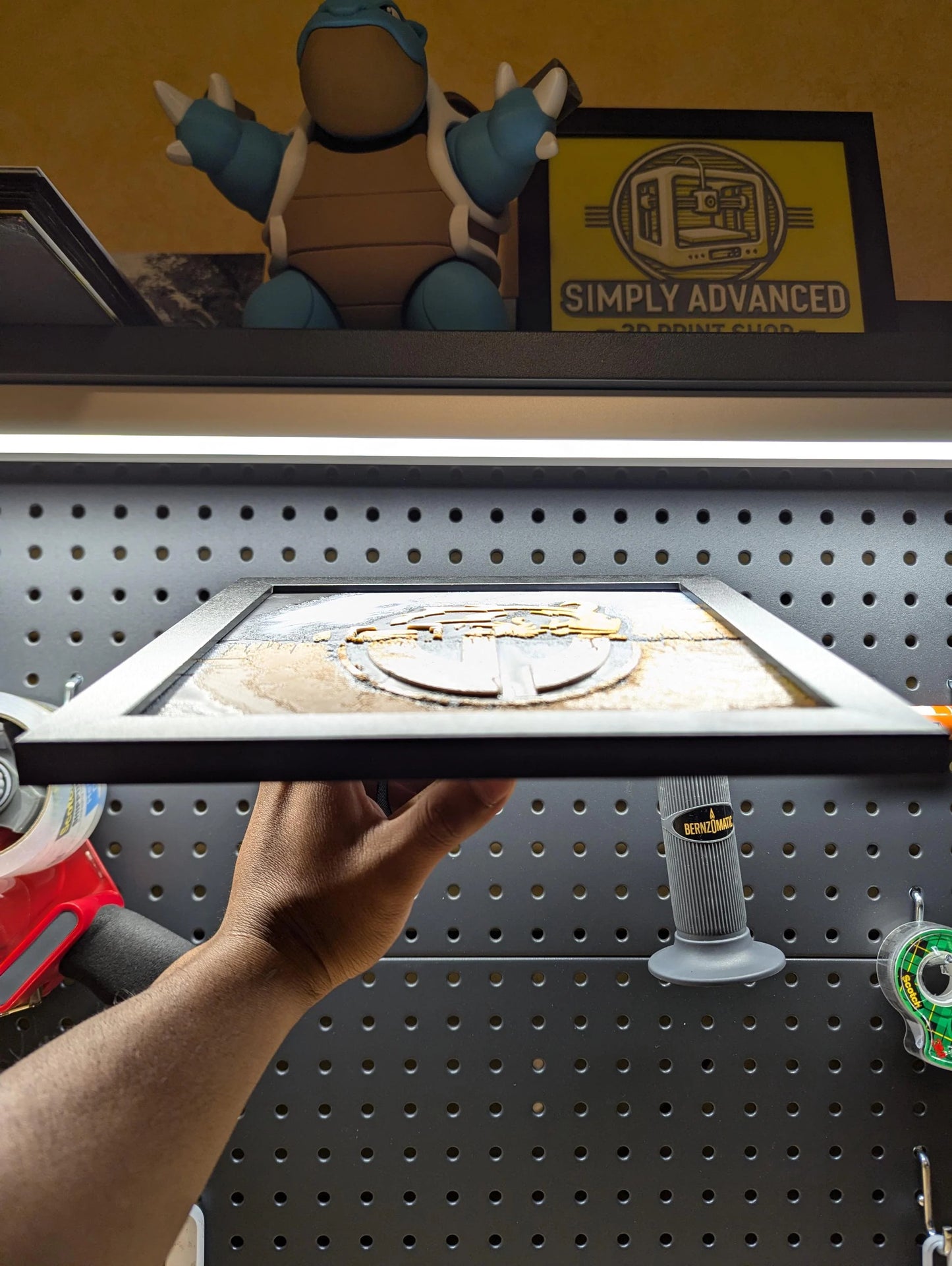 House Divided Green Bay Packers Chicago Bears Wall/Desk Decor, Hueforge