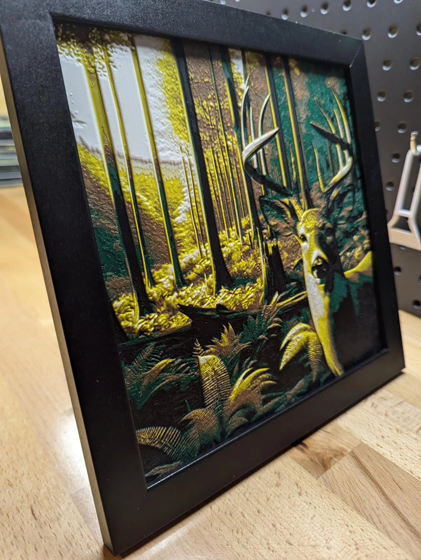 Buck Wall/Desk Decor, Hueforge