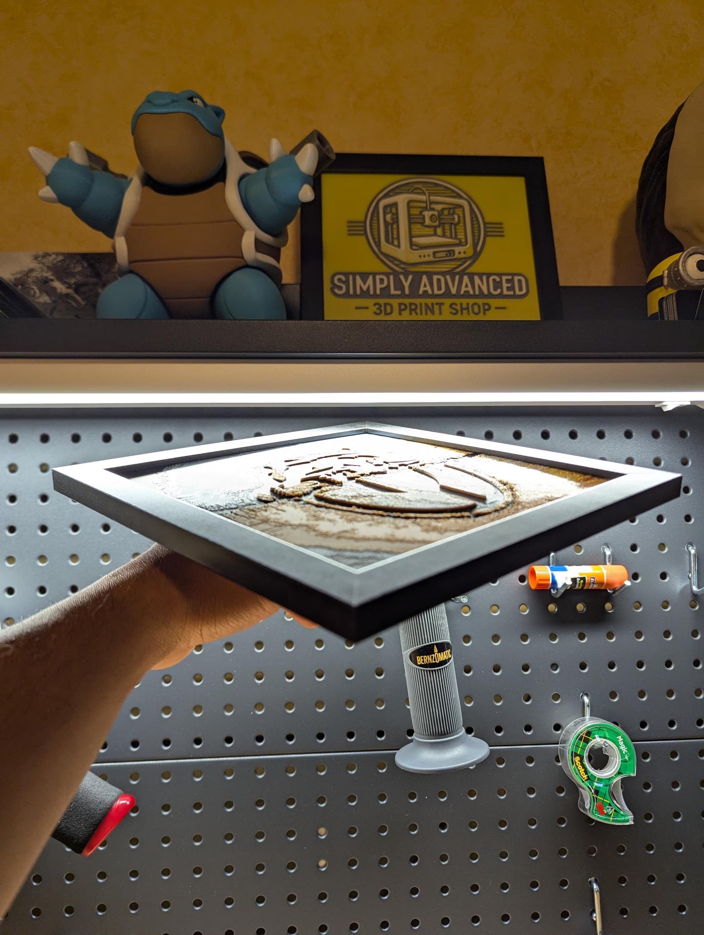 House Divided Green Bay Packers Chicago Bears Wall/Desk Decor, Hueforge