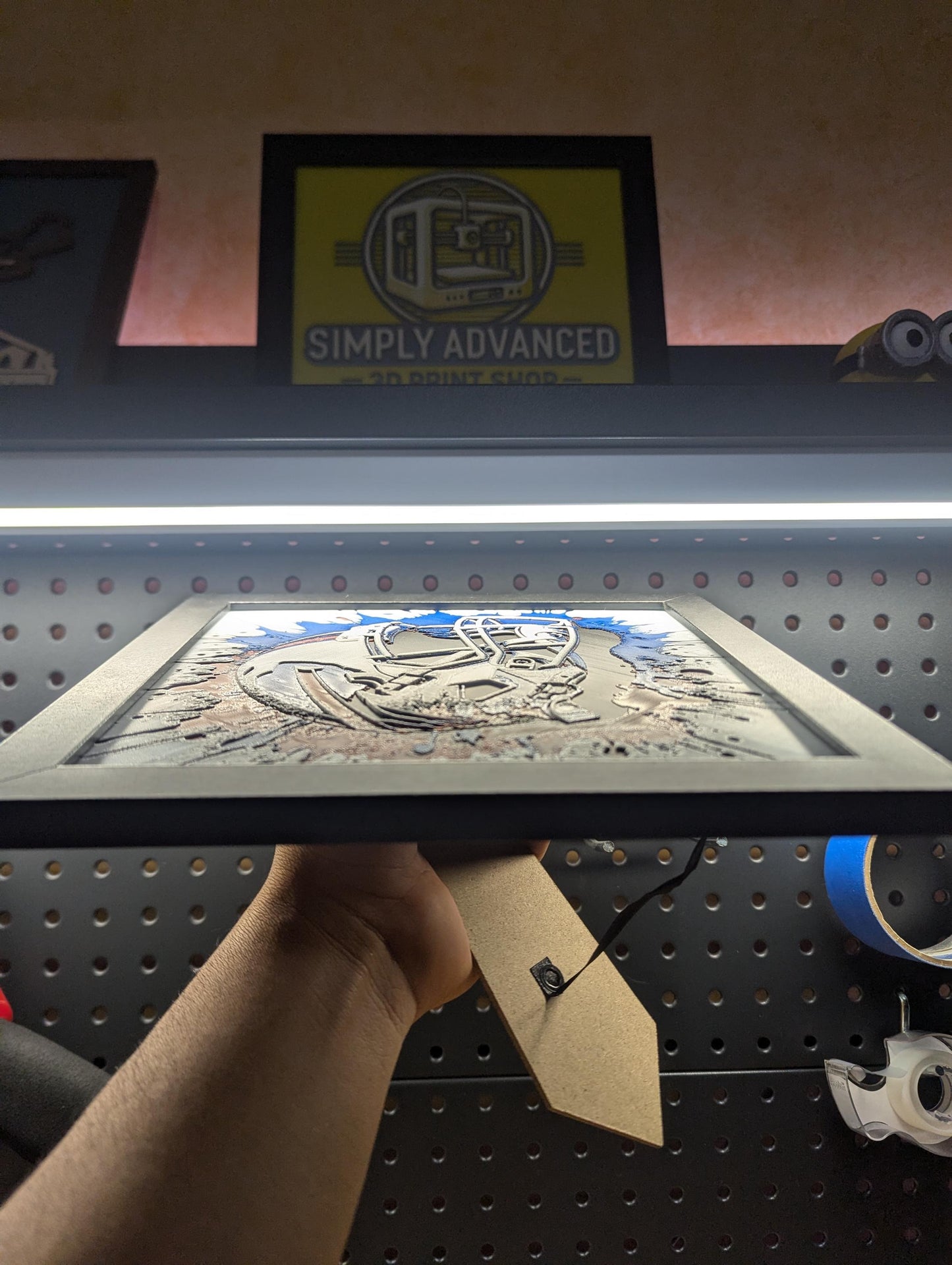 Buffalo Bills Wall/Desk Decor, Hueforge