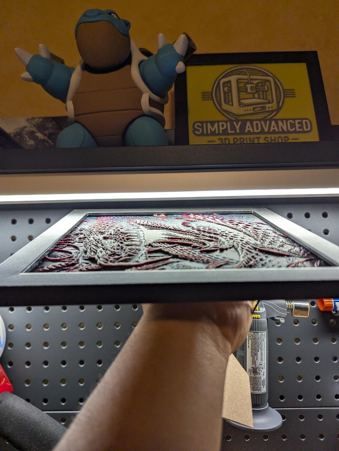 Snake Wall/Desk Decor, Hueforge
