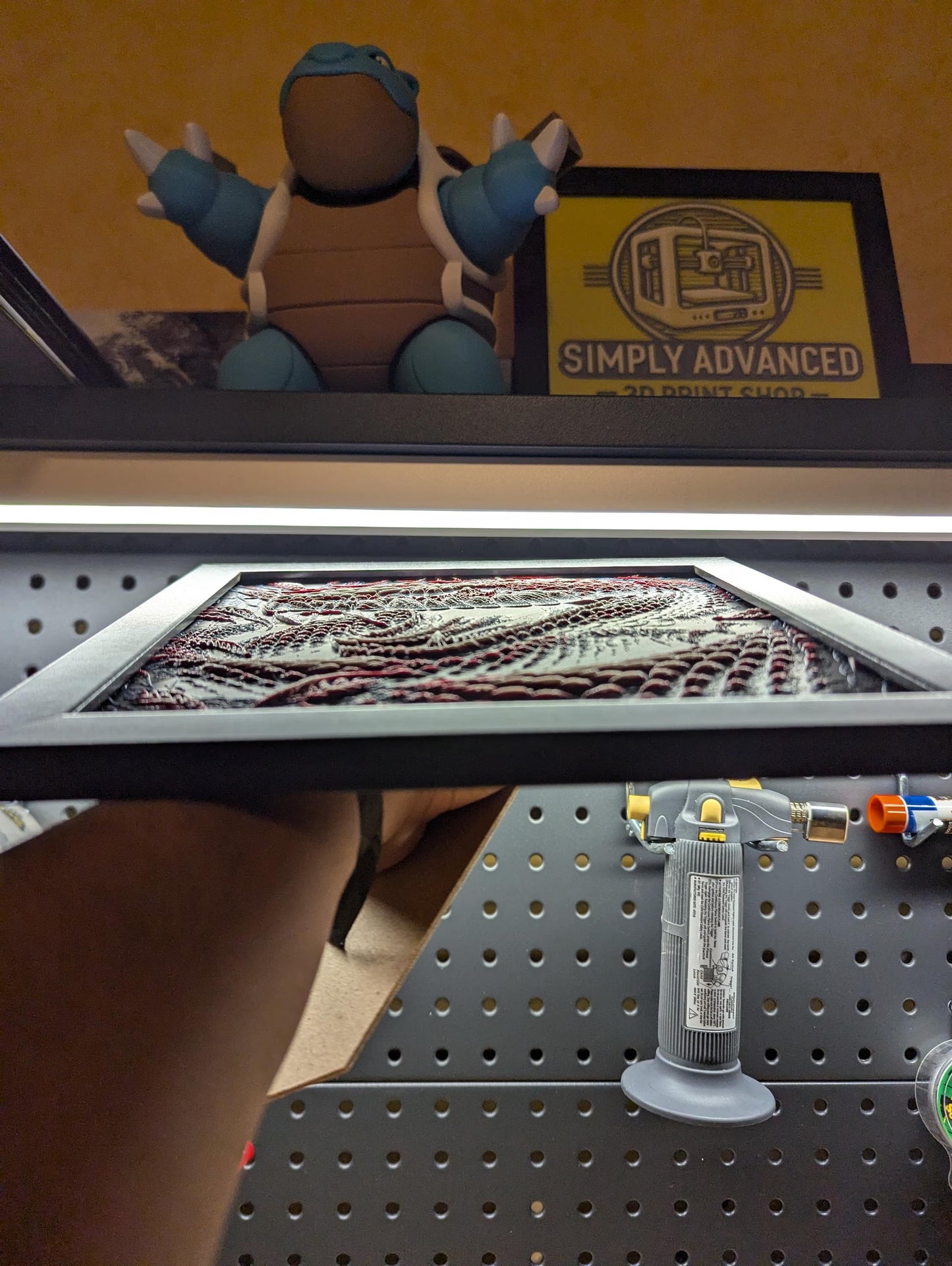Snake Wall/Desk Decor, Hueforge