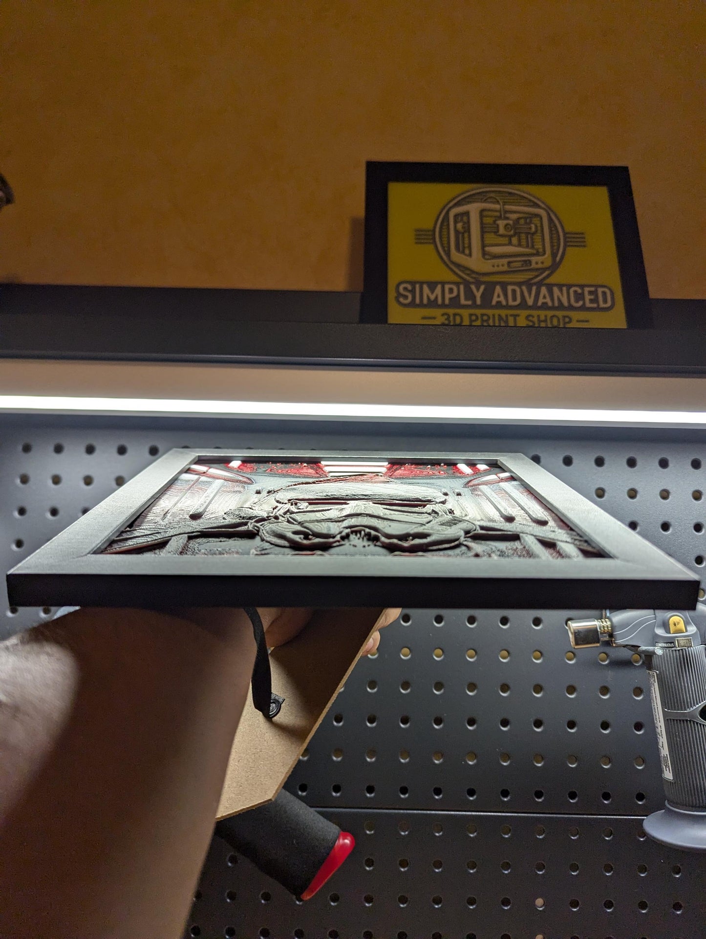 Christmas Storm Trooper Wall/Desk Decor