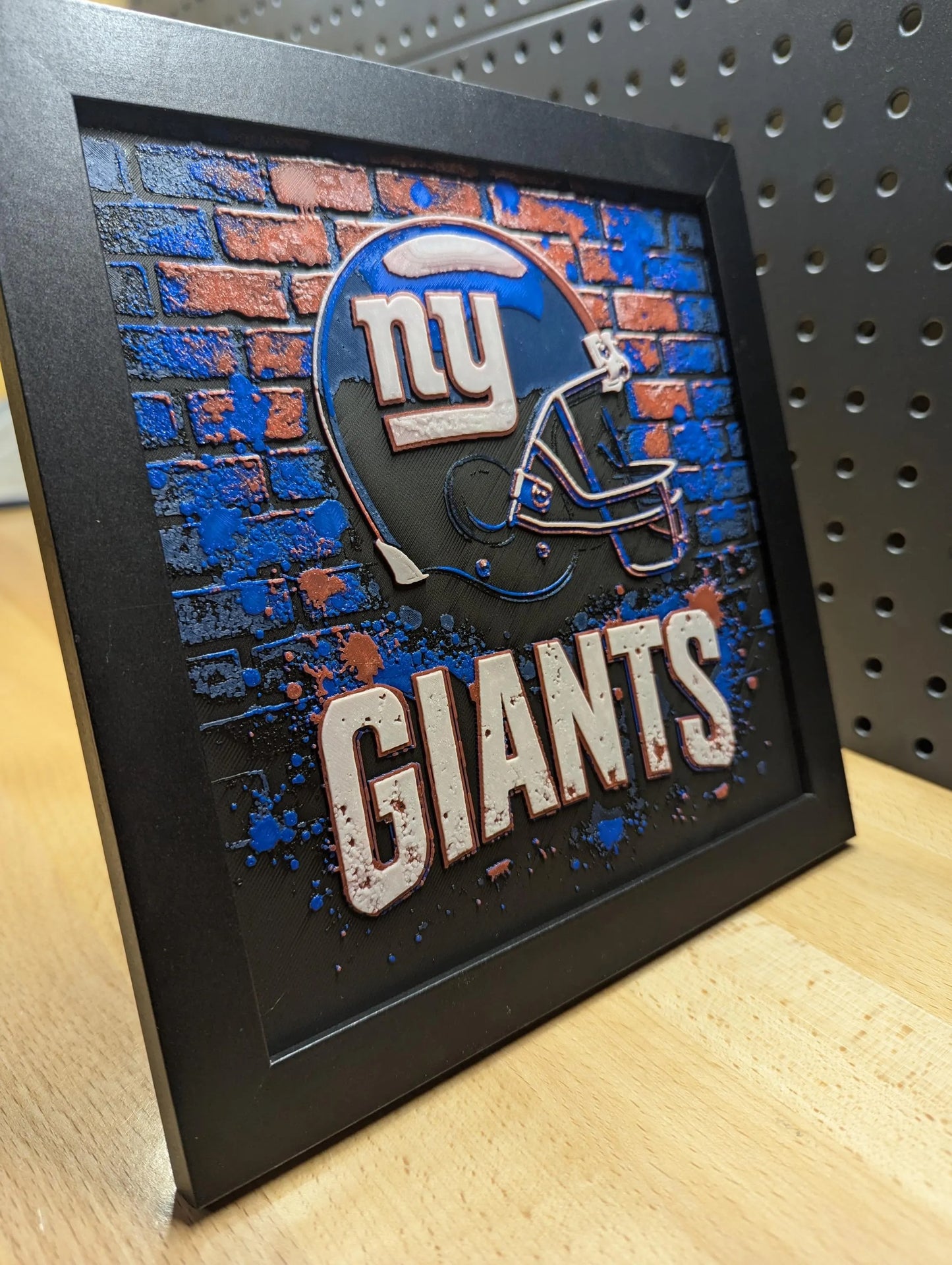 New York Giants Wall/Desk Decor, Hueforge