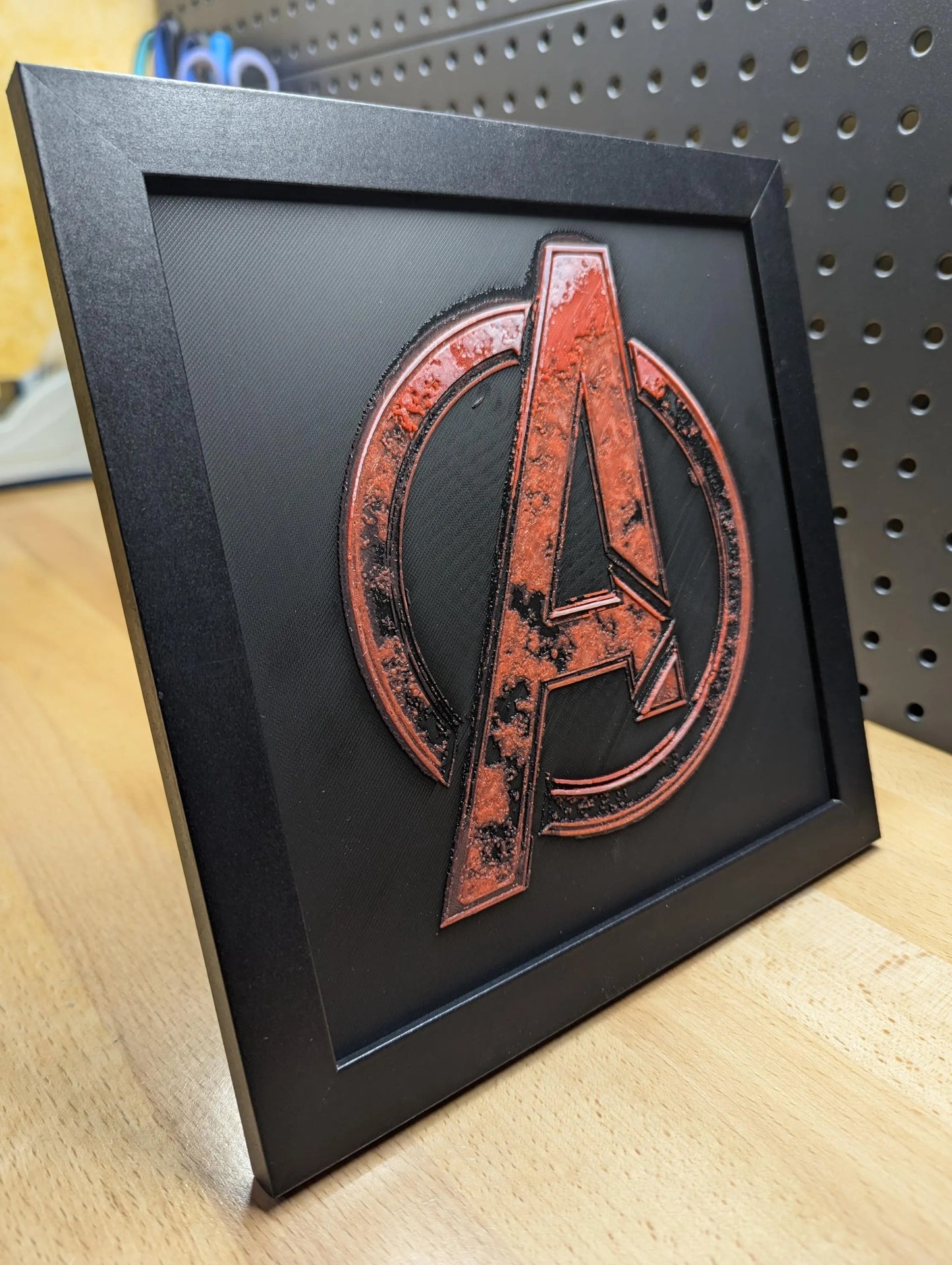 Avengers Logo Wall/Desk Decor, Hueforge