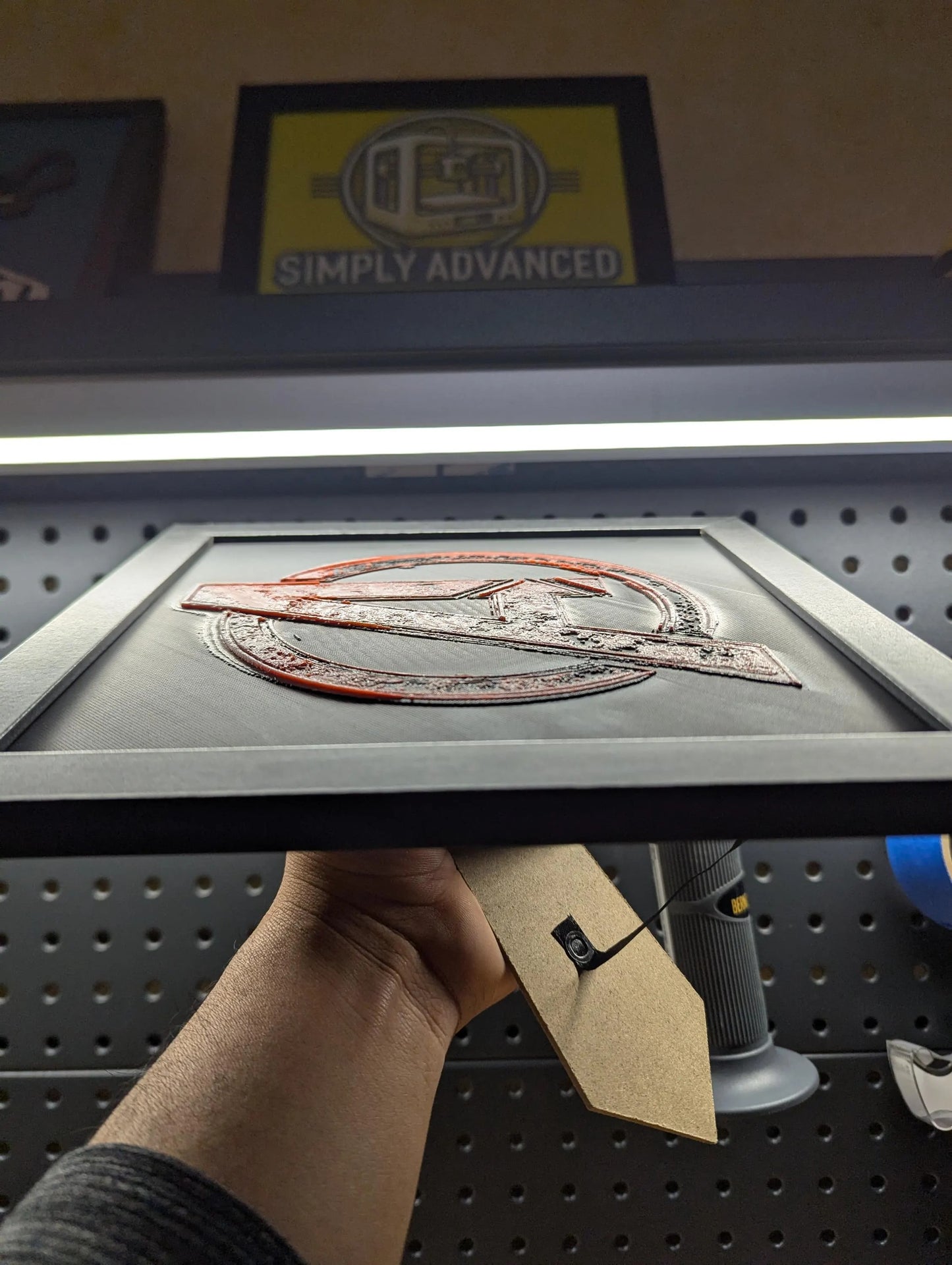 Avengers Logo Wall/Desk Decor, Hueforge