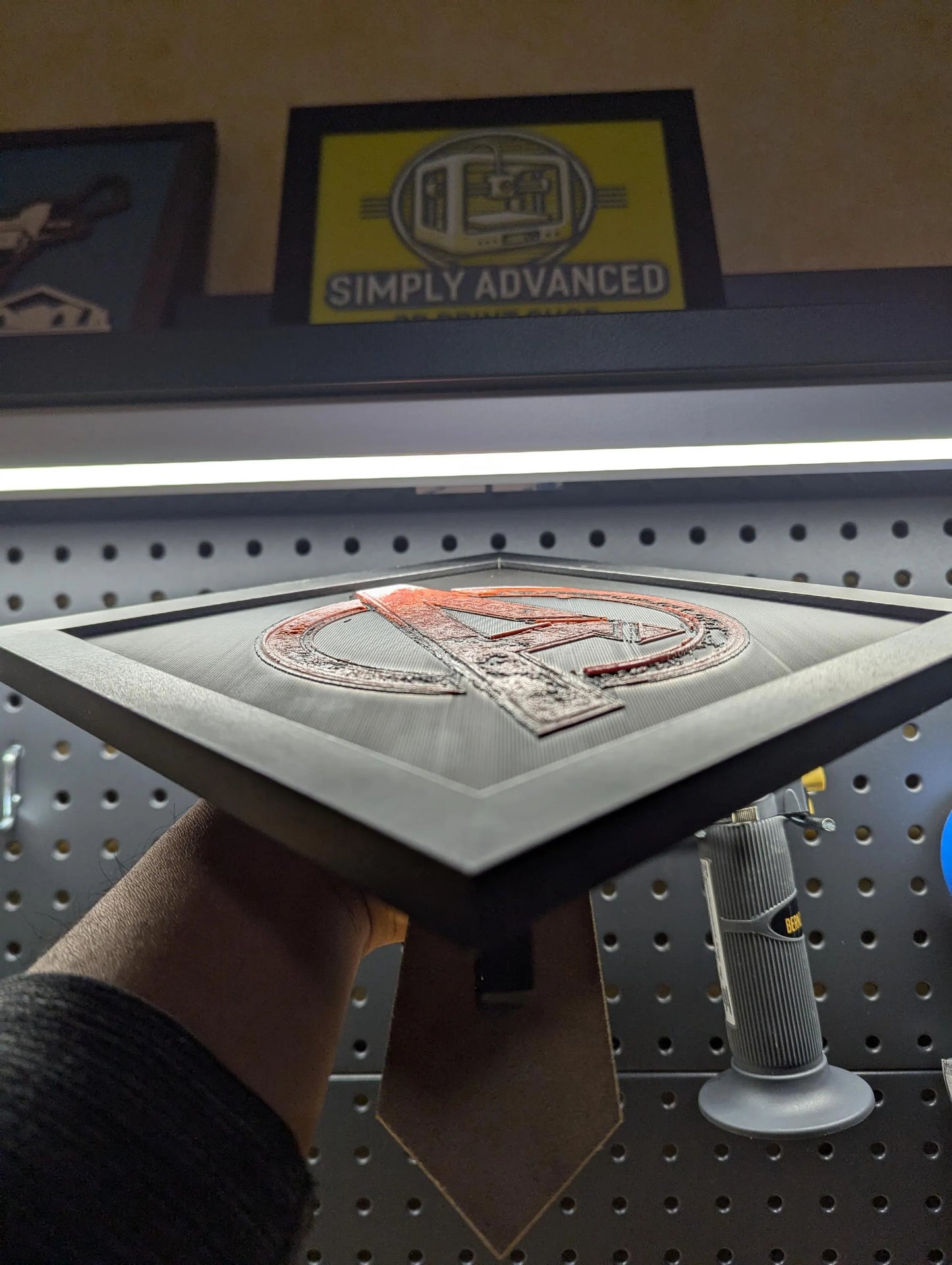 Avengers Logo Wall/Desk Decor, Hueforge