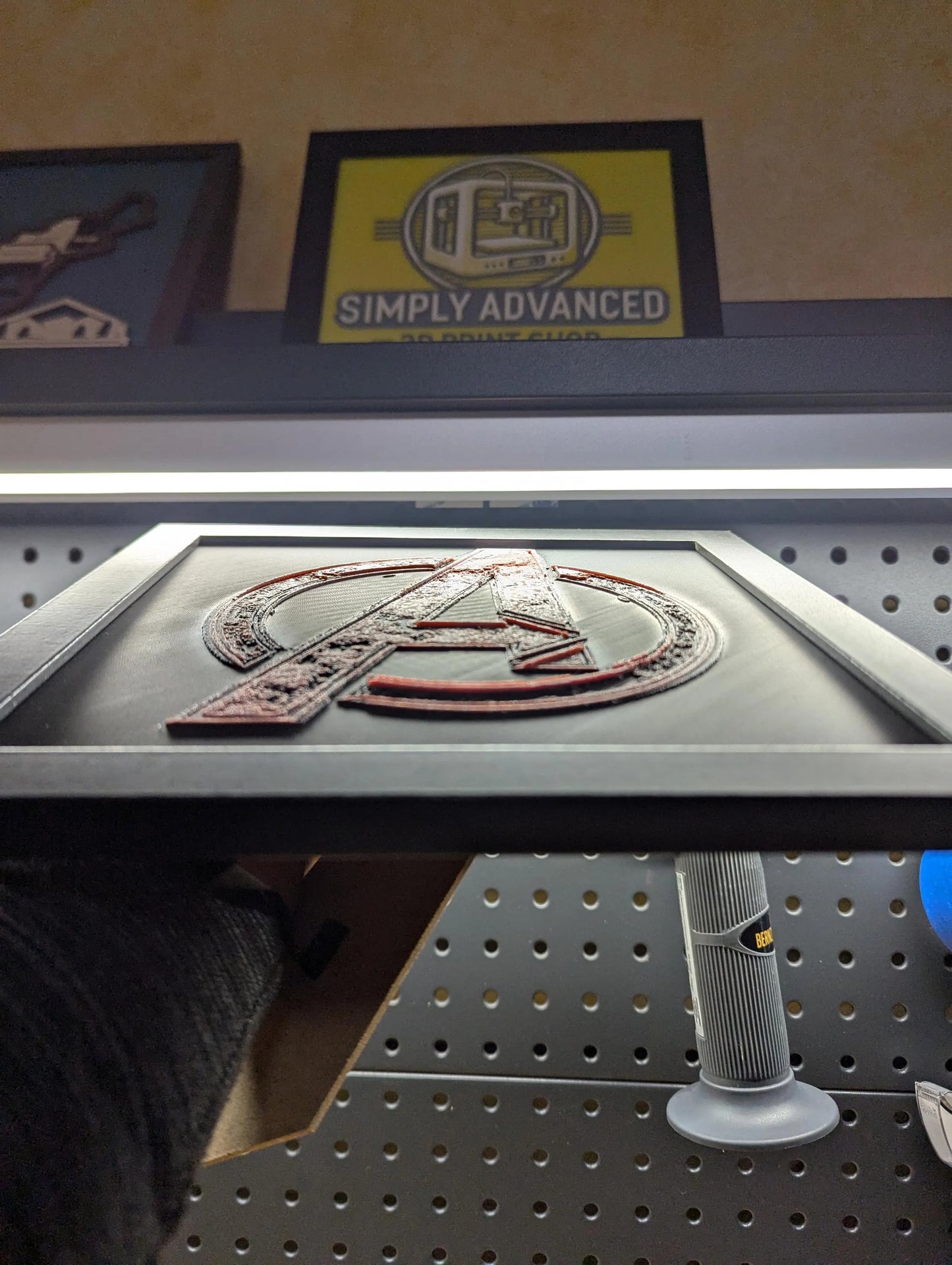 Avengers Logo Wall/Desk Decor, Hueforge
