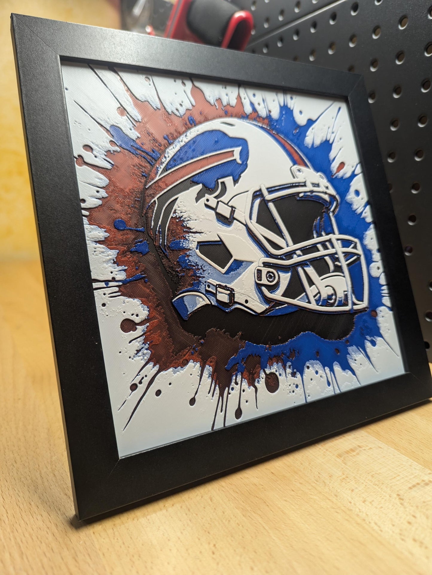 Buffalo Bills Wall/Desk Decor, Hueforge