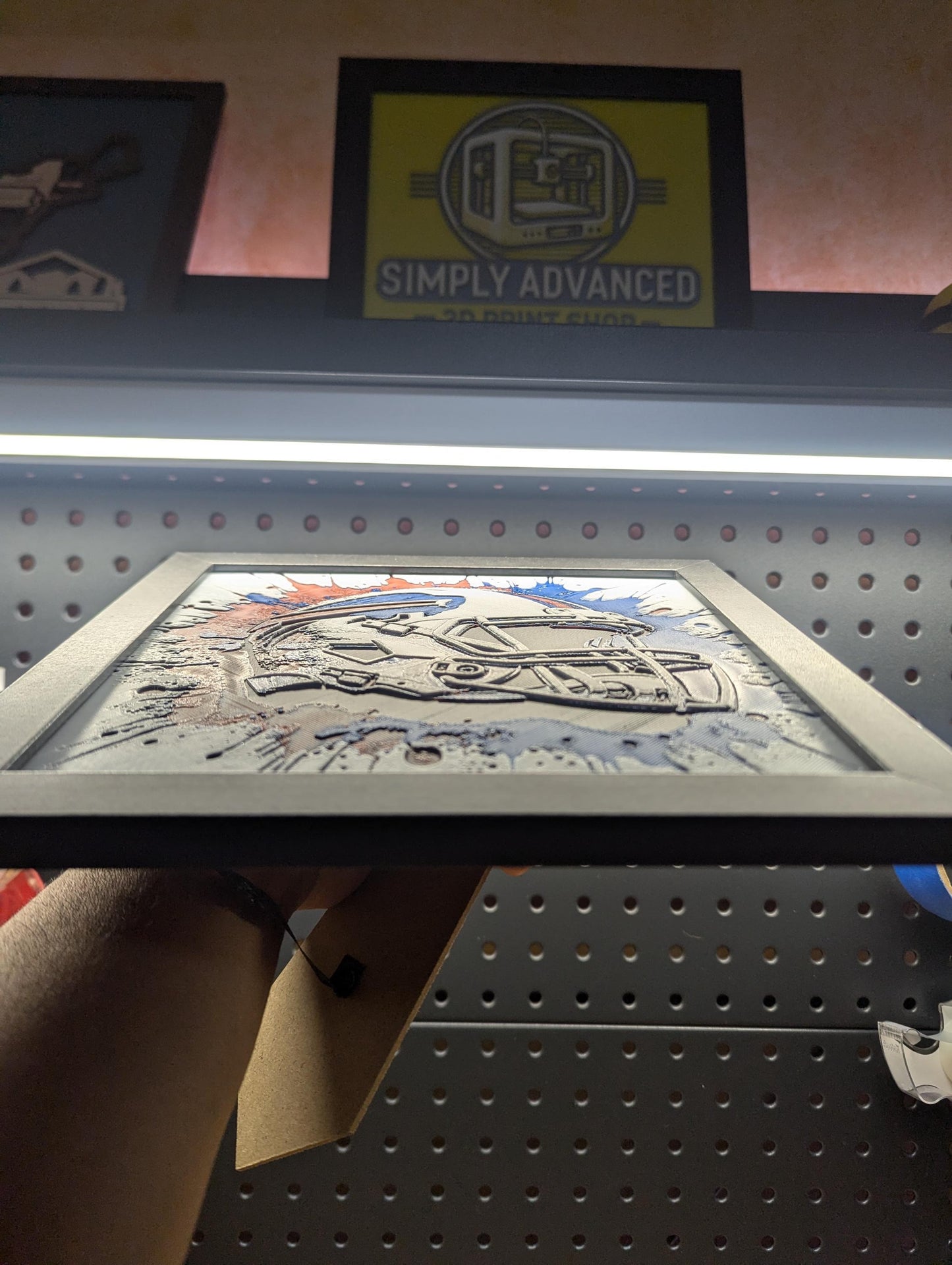 Buffalo Bills Wall/Desk Decor, Hueforge