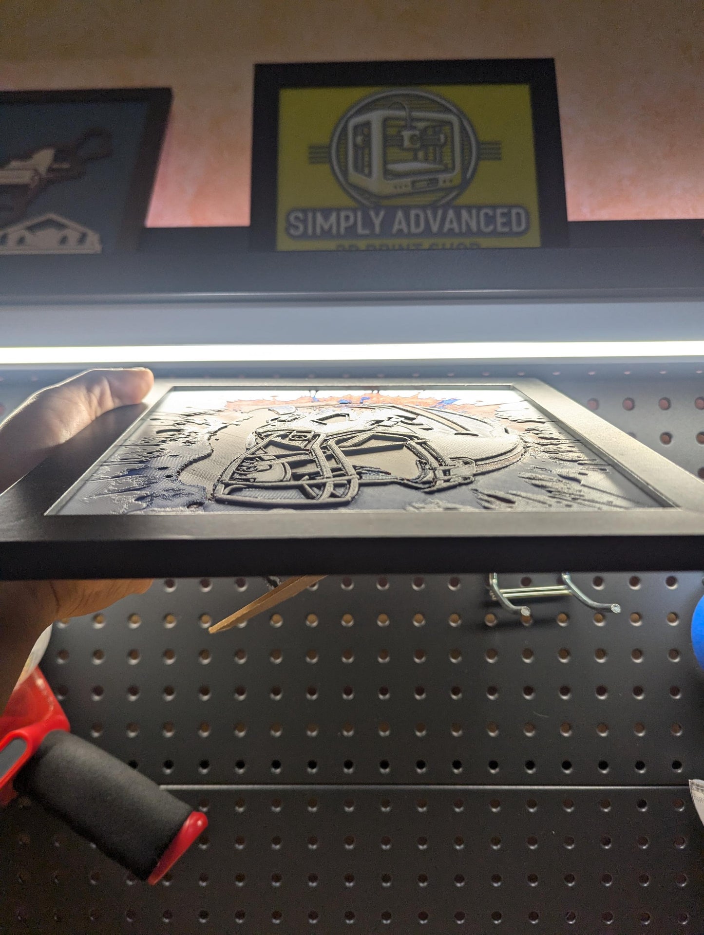 Buffalo Bills Wall/Desk Decor, Hueforge