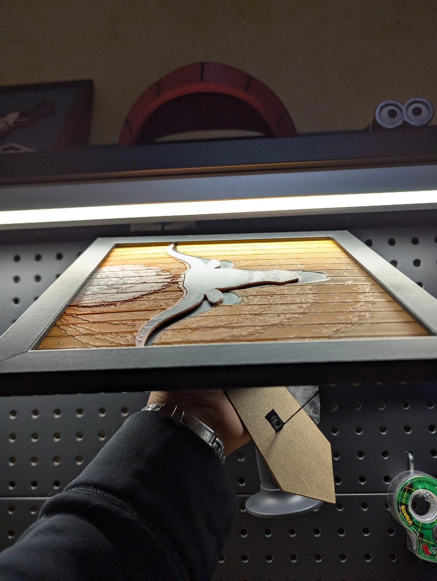 Texas Longhorns Logo Wall/Desk Decor, Hueforge