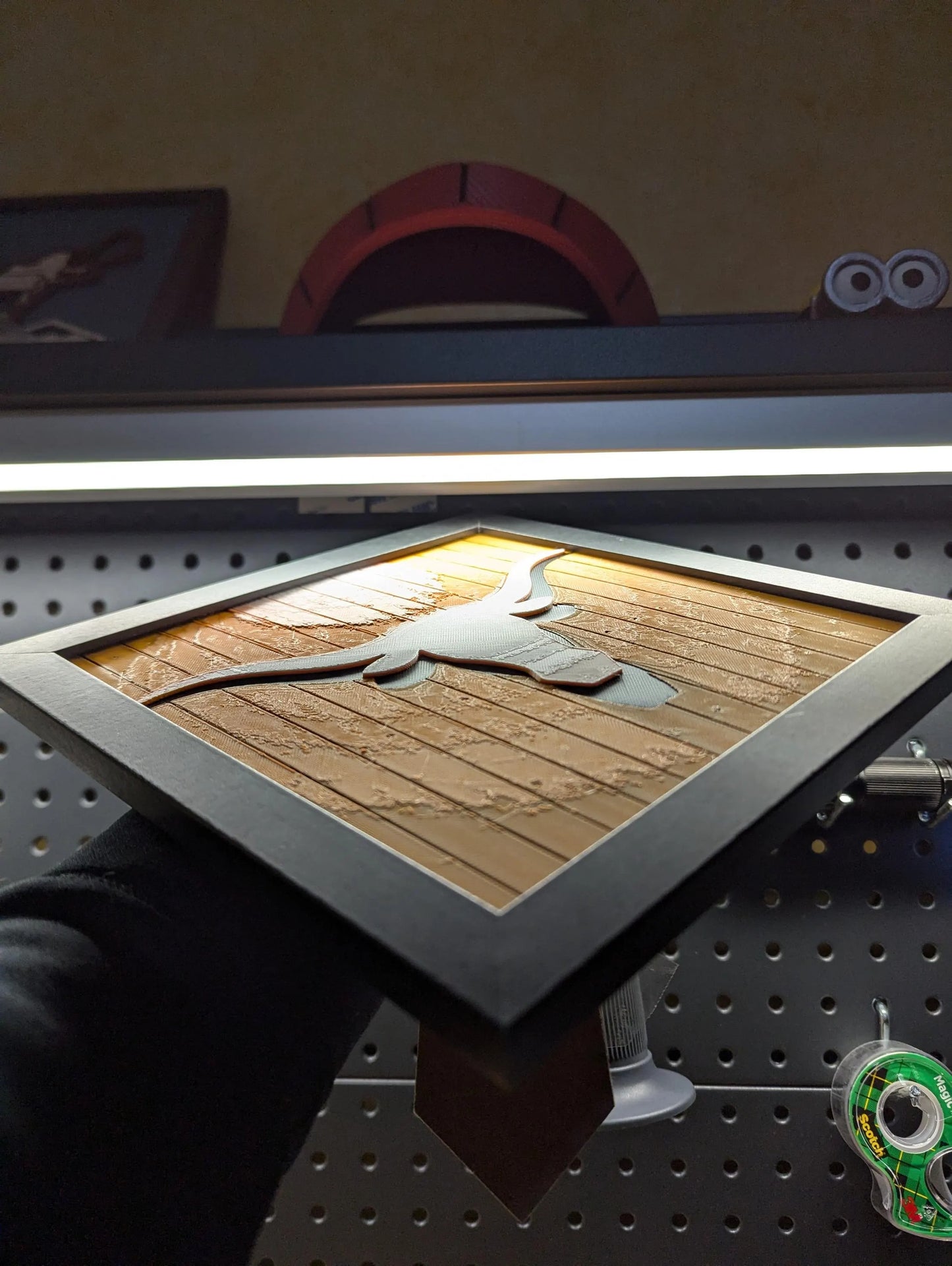 Texas Longhorns Logo Wall/Desk Decor, Hueforge
