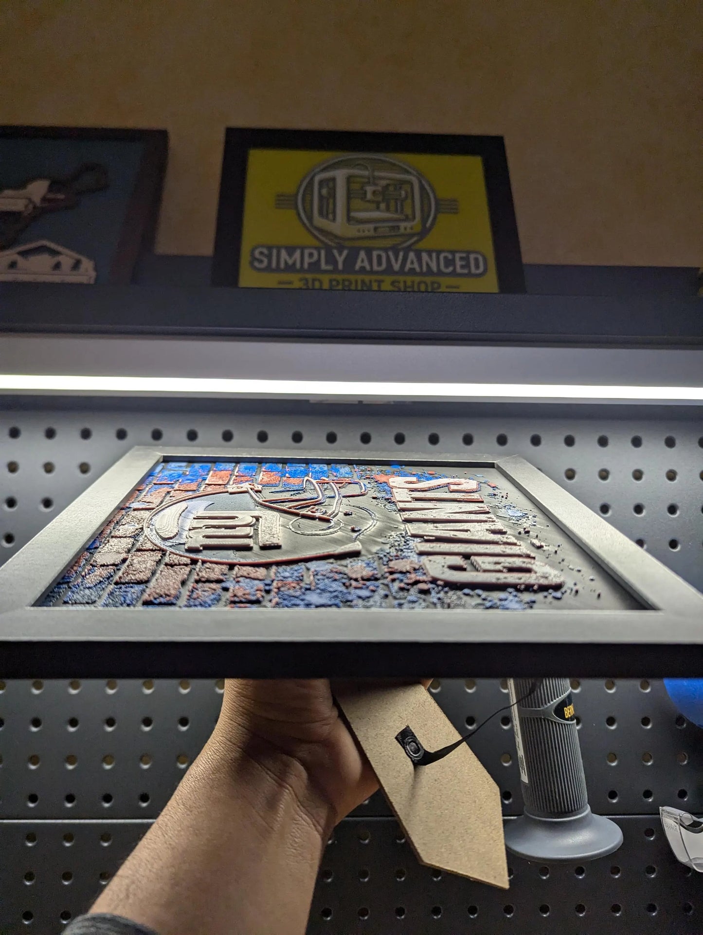 New York Giants Wall/Desk Decor, Hueforge