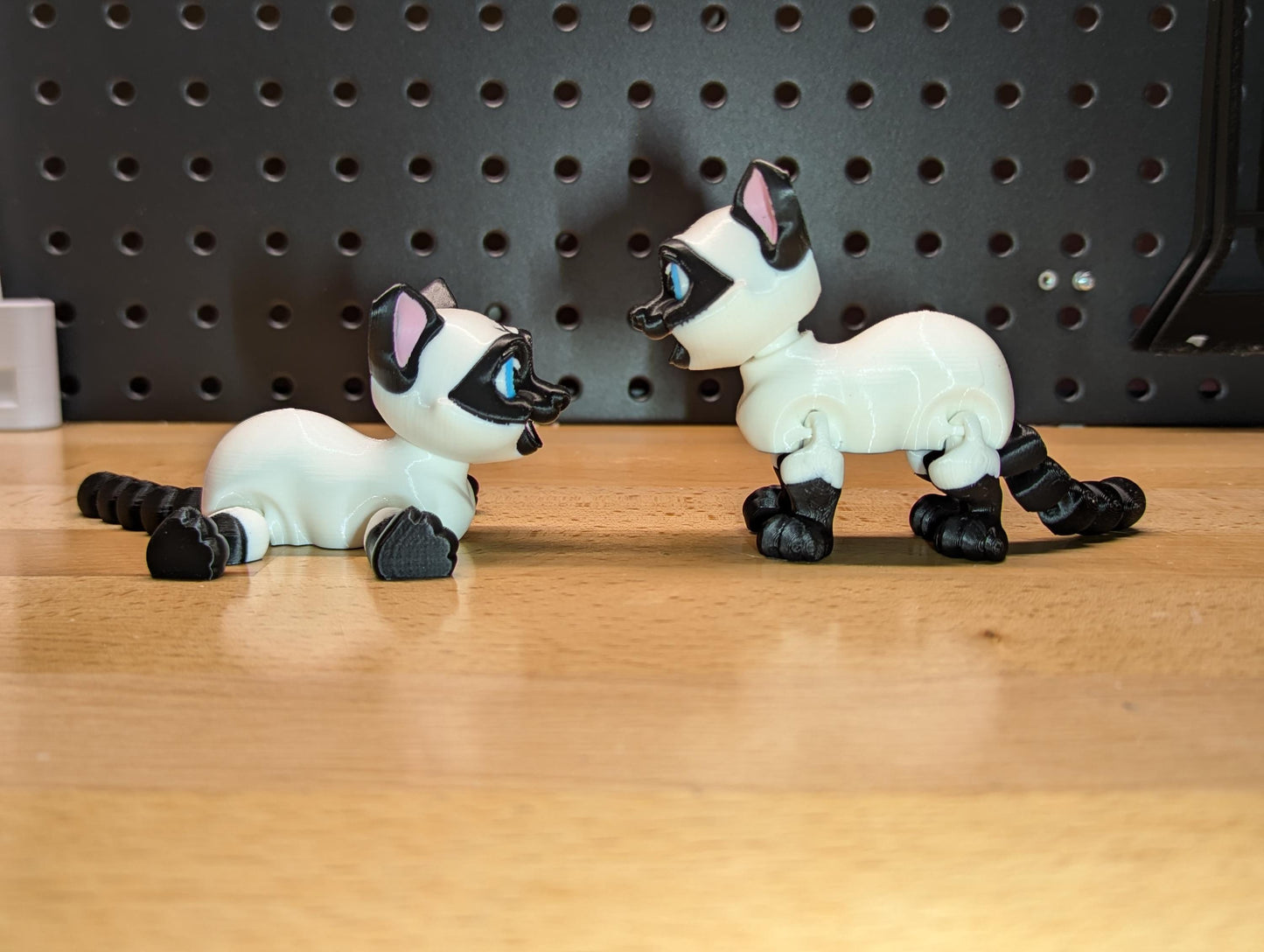 Articulating Siamese Cat, 3D Printed