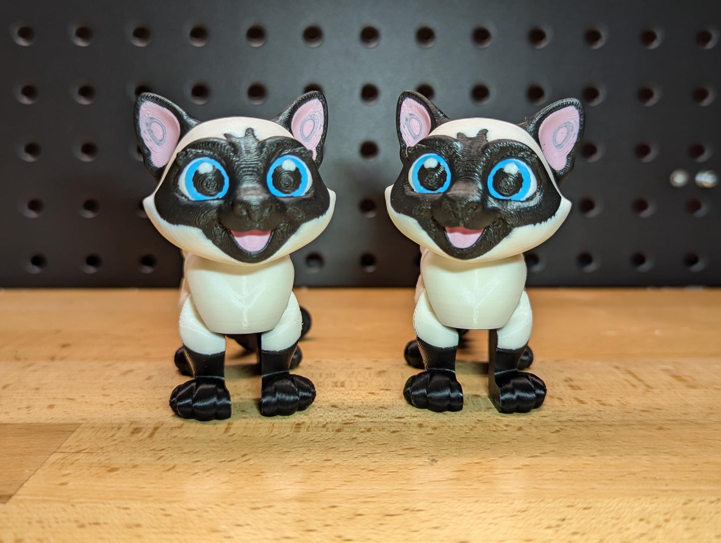 Articulating Siamese Cat, 3D Printed