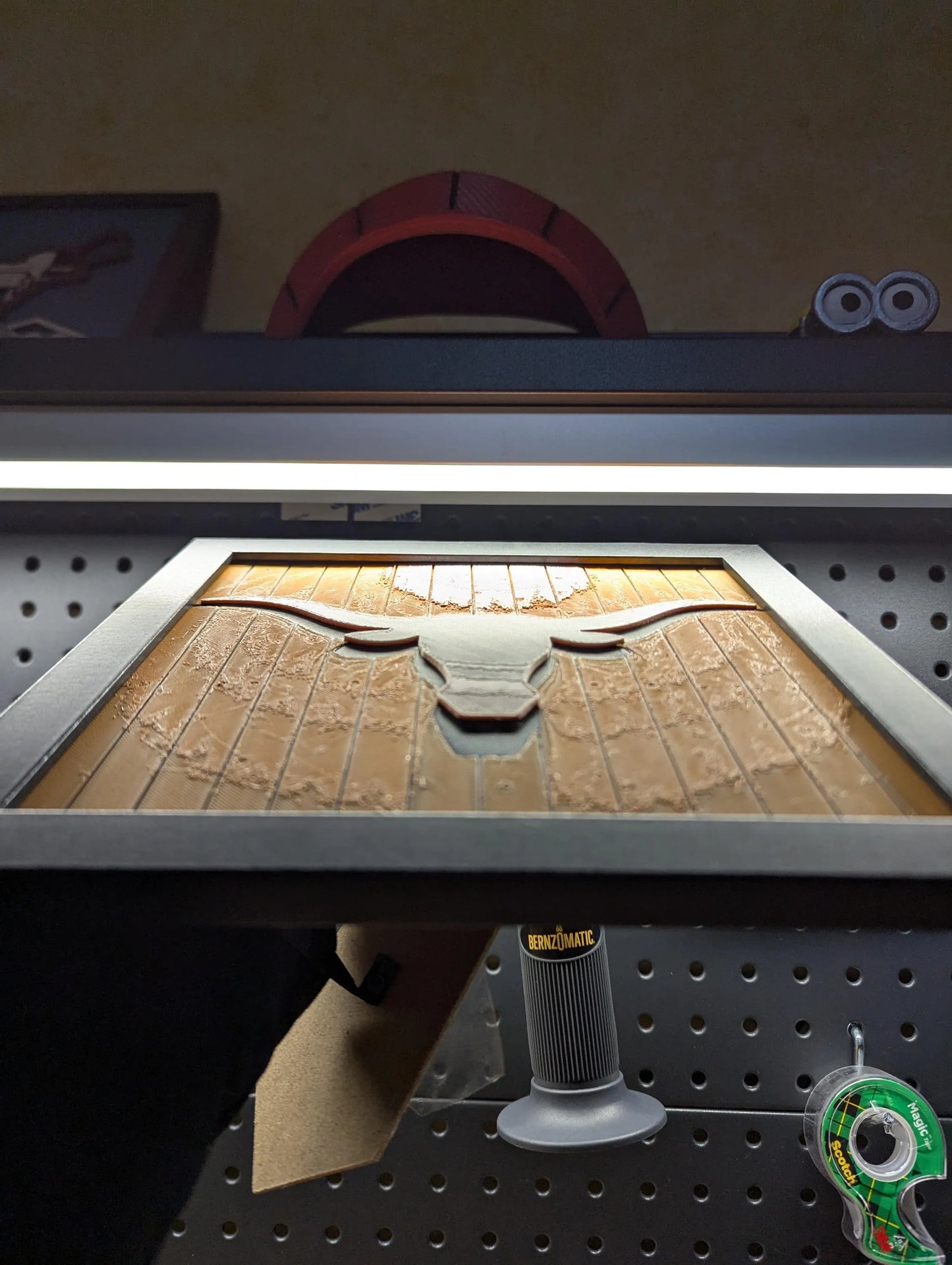 Texas Longhorns Logo Wall/Desk Decor, Hueforge