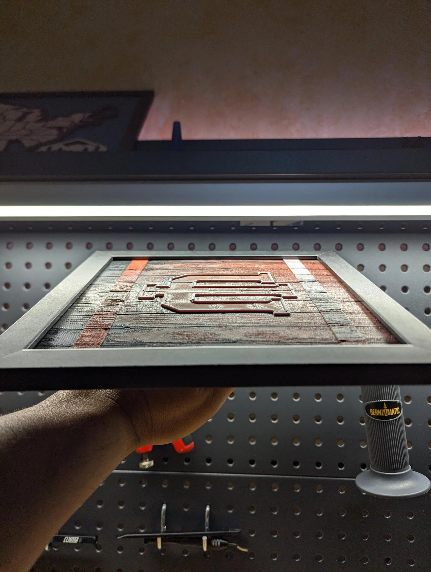 Indiana University Logo Desk/Wall Decor, Hueforge