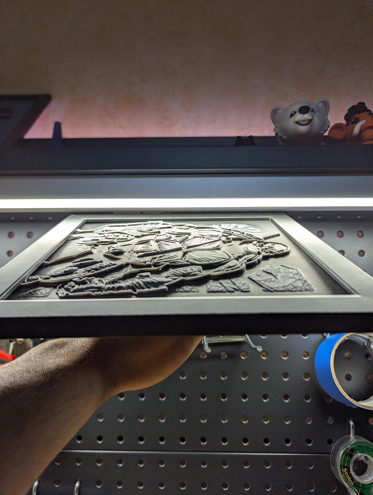 Ninja Turtle Desk/Wall Decor Hueforge