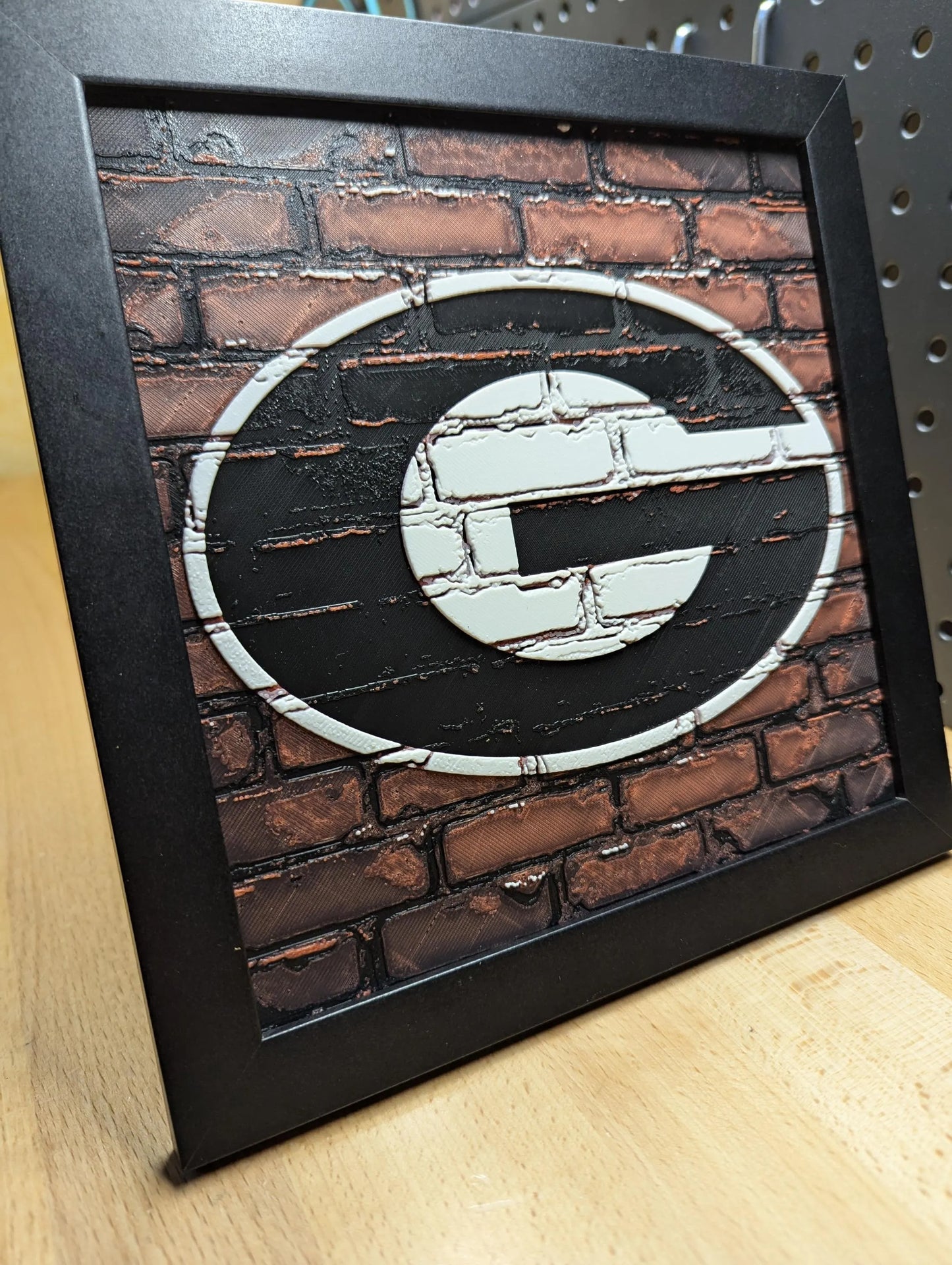 Georgia Bulldogs Desk/Wall Decor, Hueforge