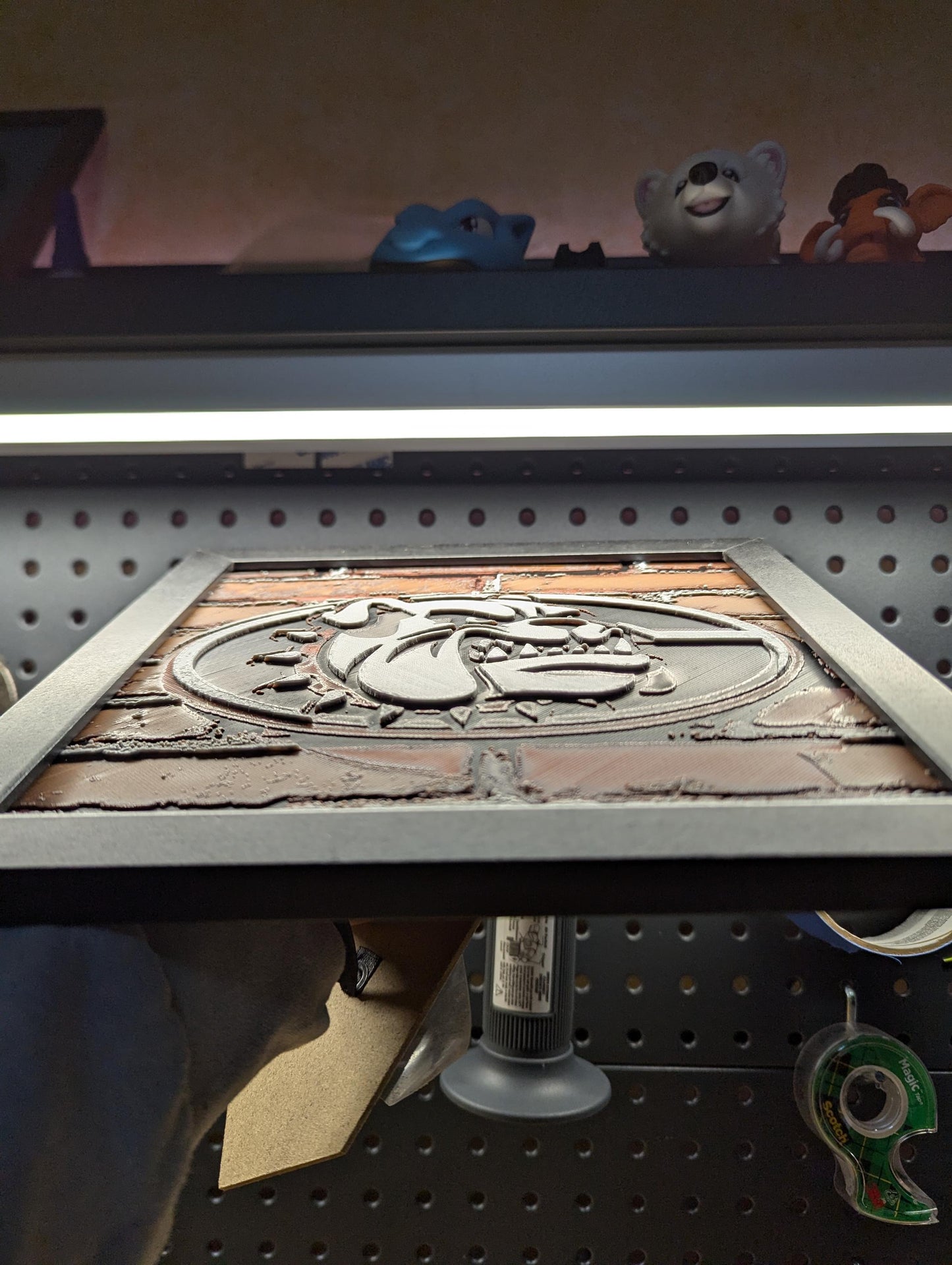 Georgia Bulldogs 2.0 Desk/Wall Decor, Hueforge