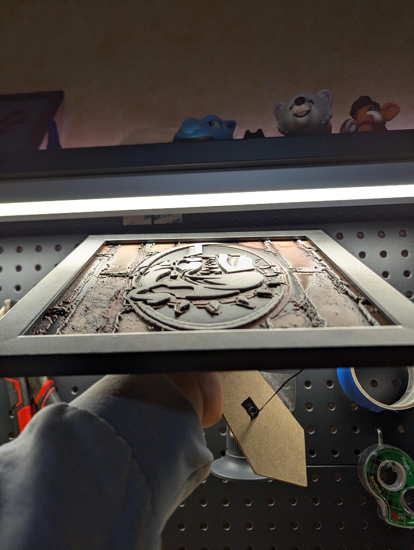 Georgia Bulldogs 2.0 Desk/Wall Decor, Hueforge