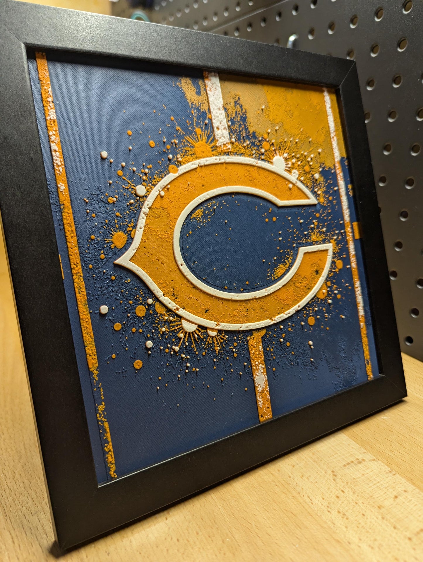 Chicago Bears Desk/Wall Decor, Hueforge