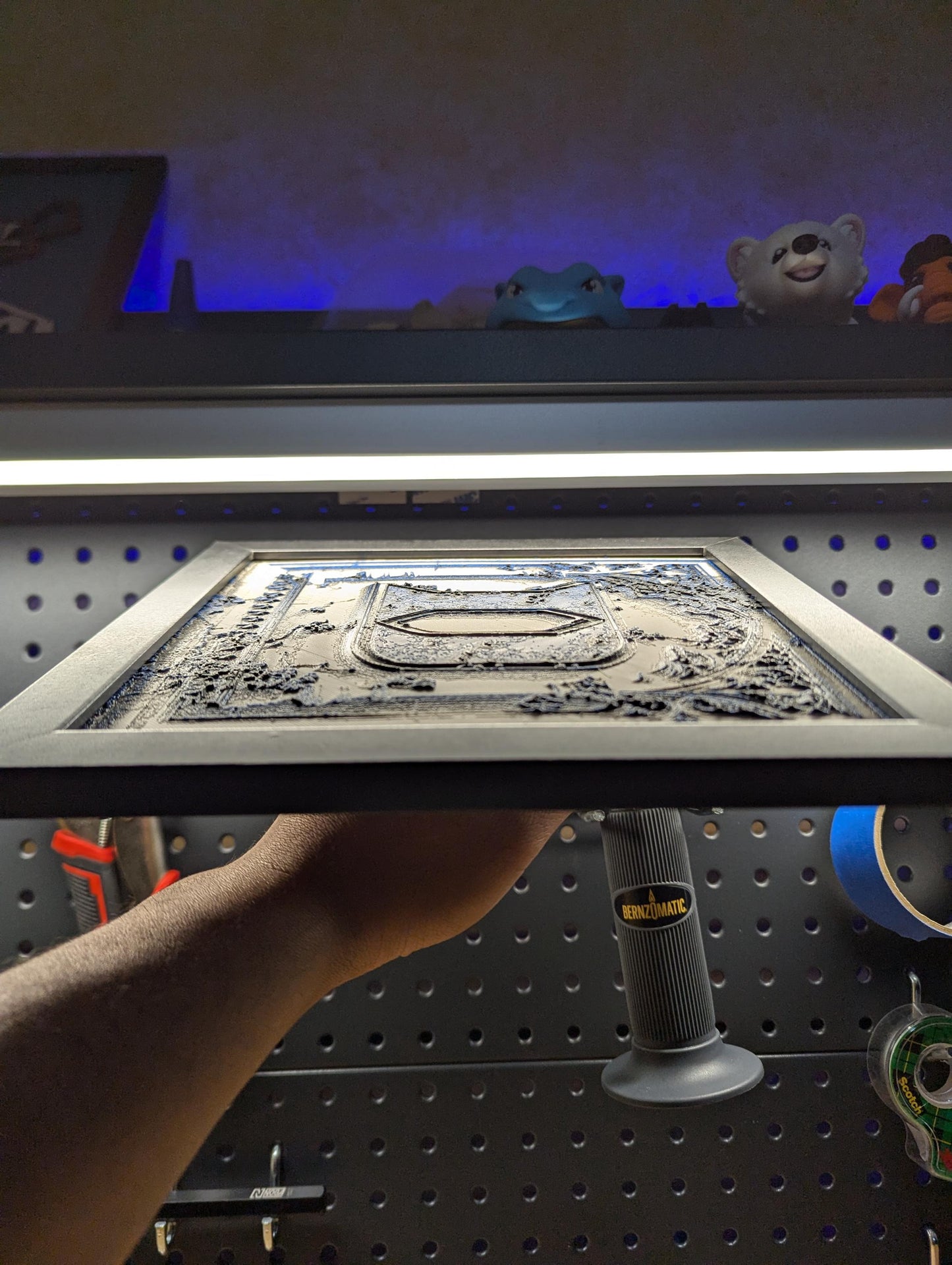 Duke University Desk/Wall Decor, Hueforge