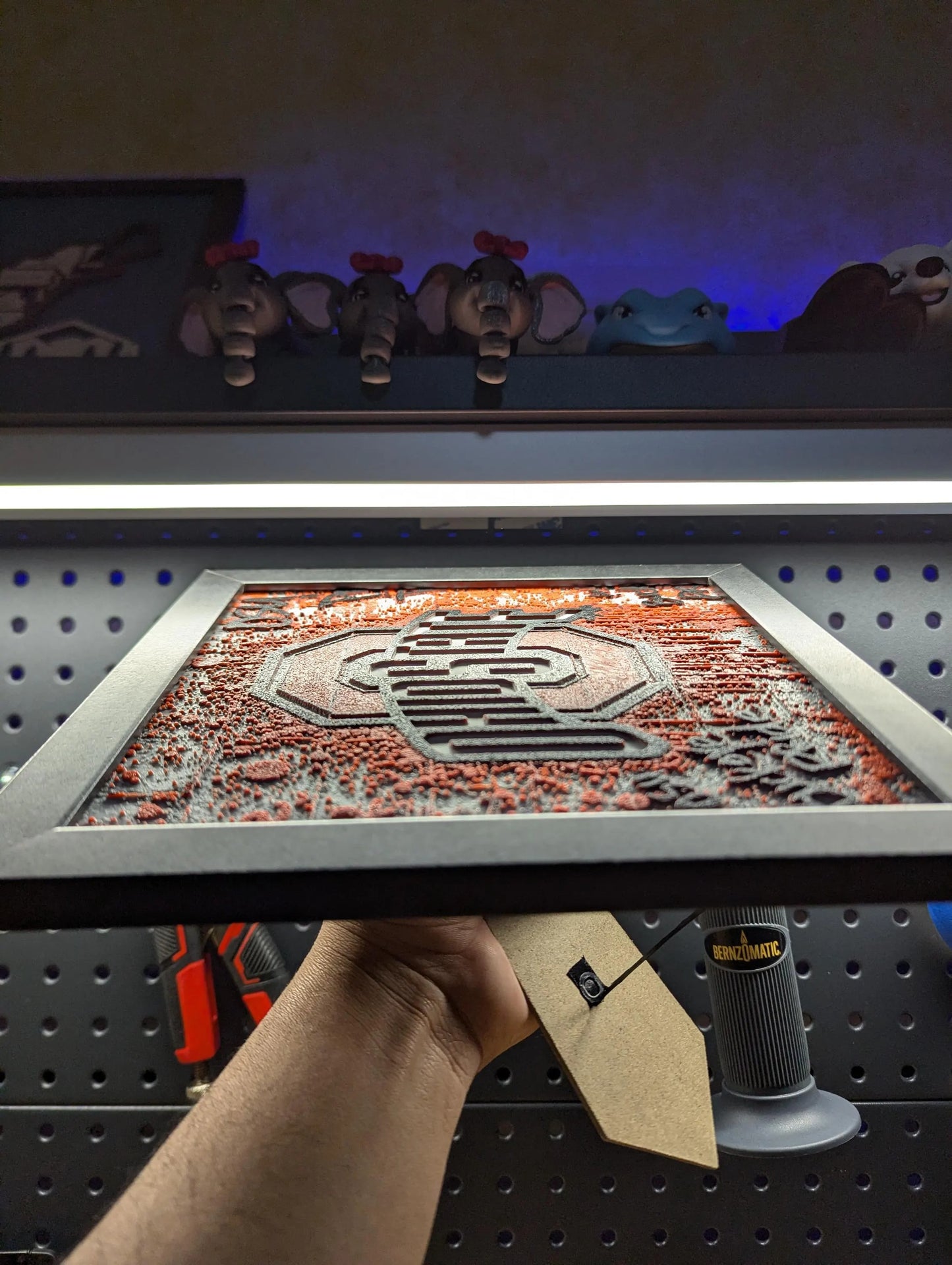 Ohio State University Graffiti Desk/Wall Decor, Hueforge