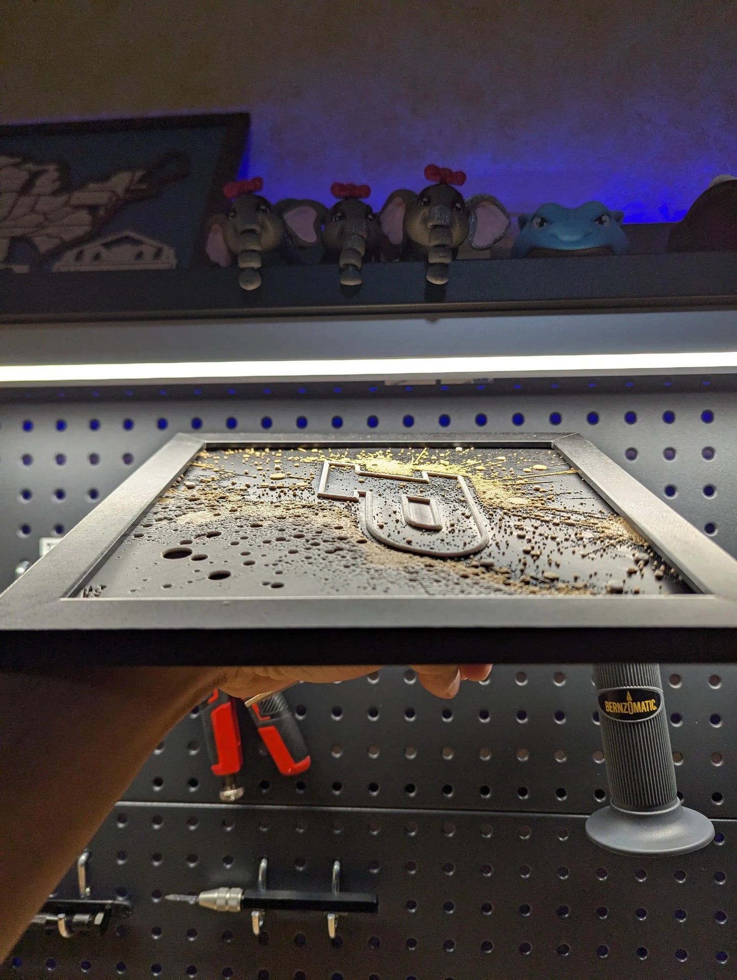 Purdue University 2.0 Desk/Wall Decor, Hueforge